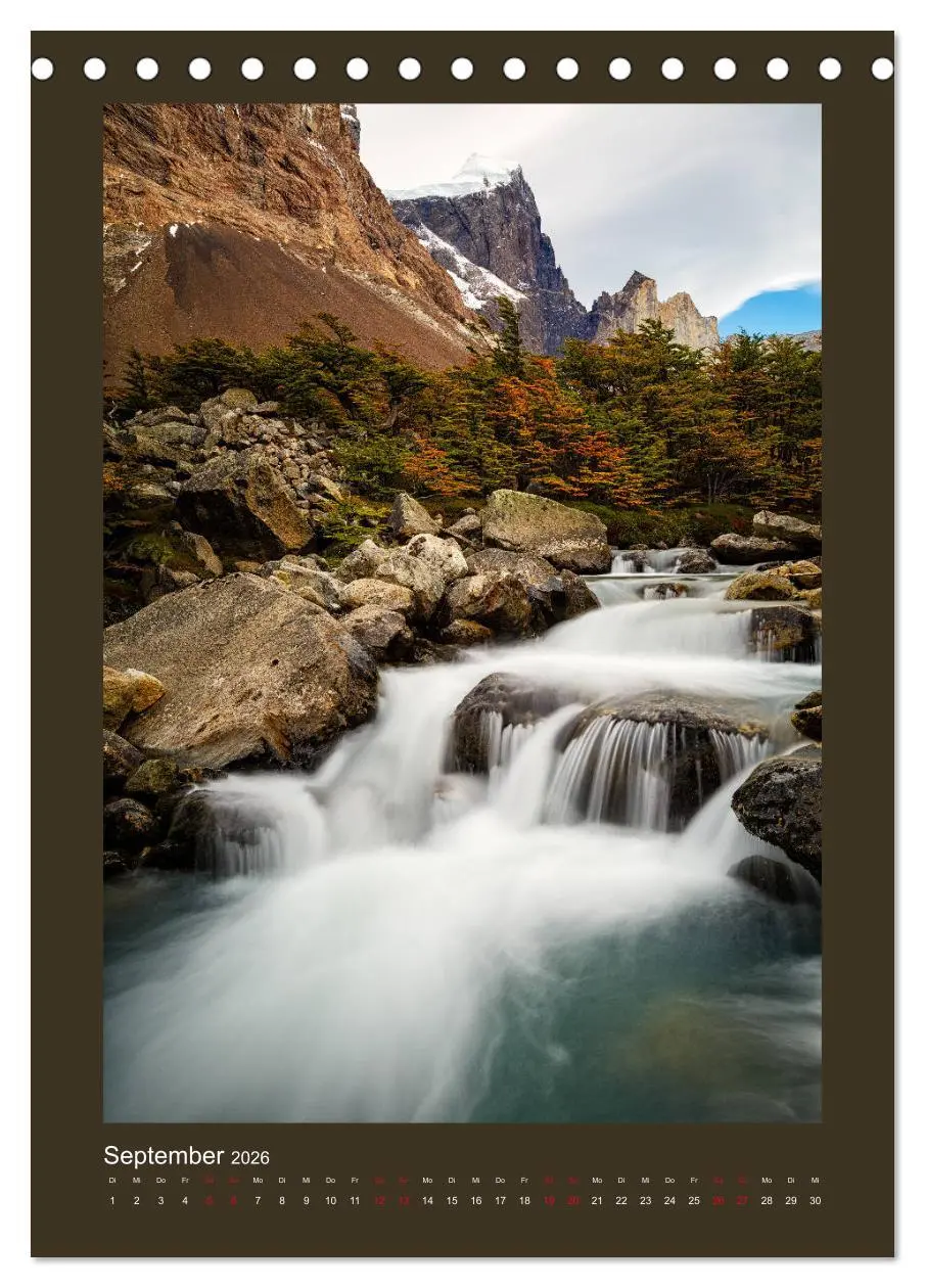 Bild: 9783516416947 | Patagonien: Sehnsuchtsziel am Ende der Welt (Tischkalender 2026 DIN...