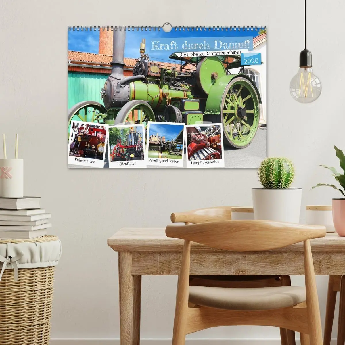 Bild: 9783516656947 | Kraft durch Dampf! Die Liebe zu Dampfmaschinen (Wandkalender 2026...