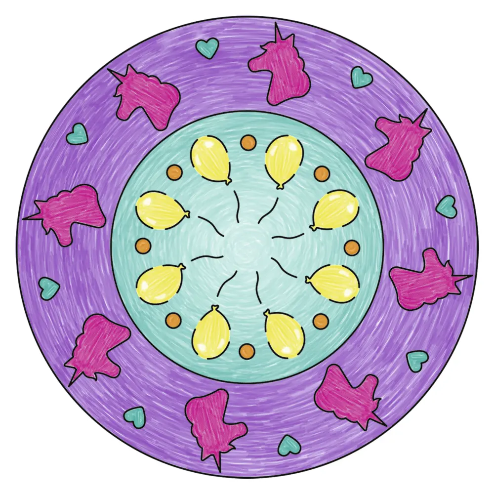 Bild: 4005556297047 | Ravensburger Mandala Designer Mini Unicorn 29704, Zeichnen lernen...