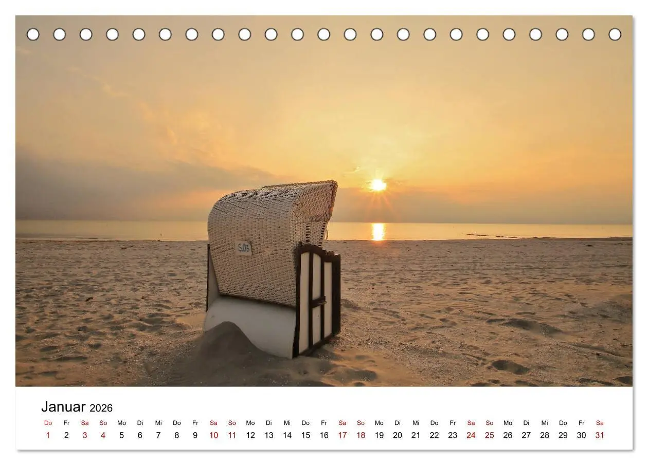 Bild: 9783457767047 | Ein Tag auf der Insel Hiddensee (Tischkalender 2026 DIN A5 quer),...