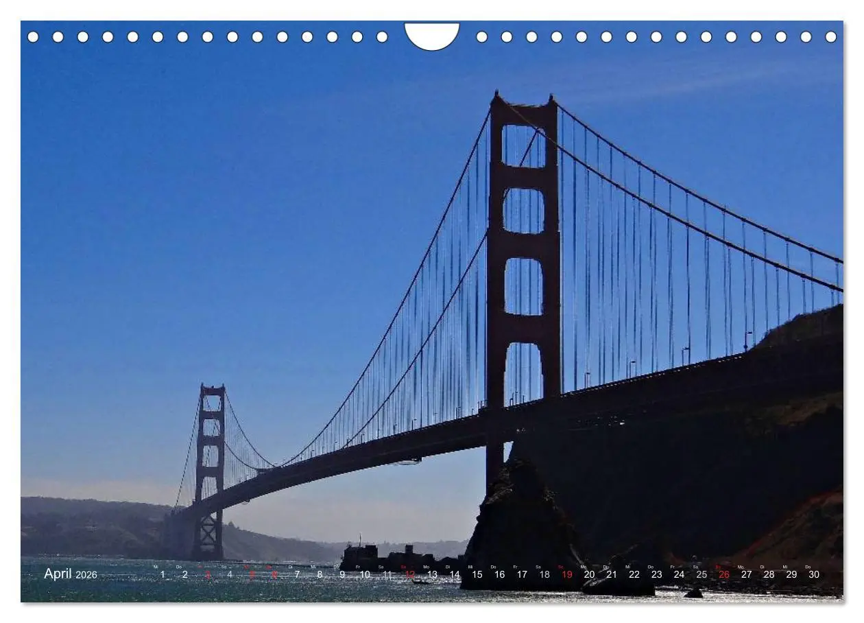 Bild: 9783516097047 | San Francisco Westküste USA (Wandkalender 2026 DIN A4 quer),...