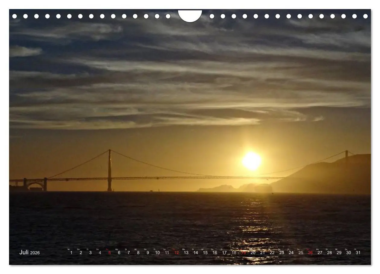 Bild: 9783516097047 | San Francisco Westküste USA (Wandkalender 2026 DIN A4 quer),...