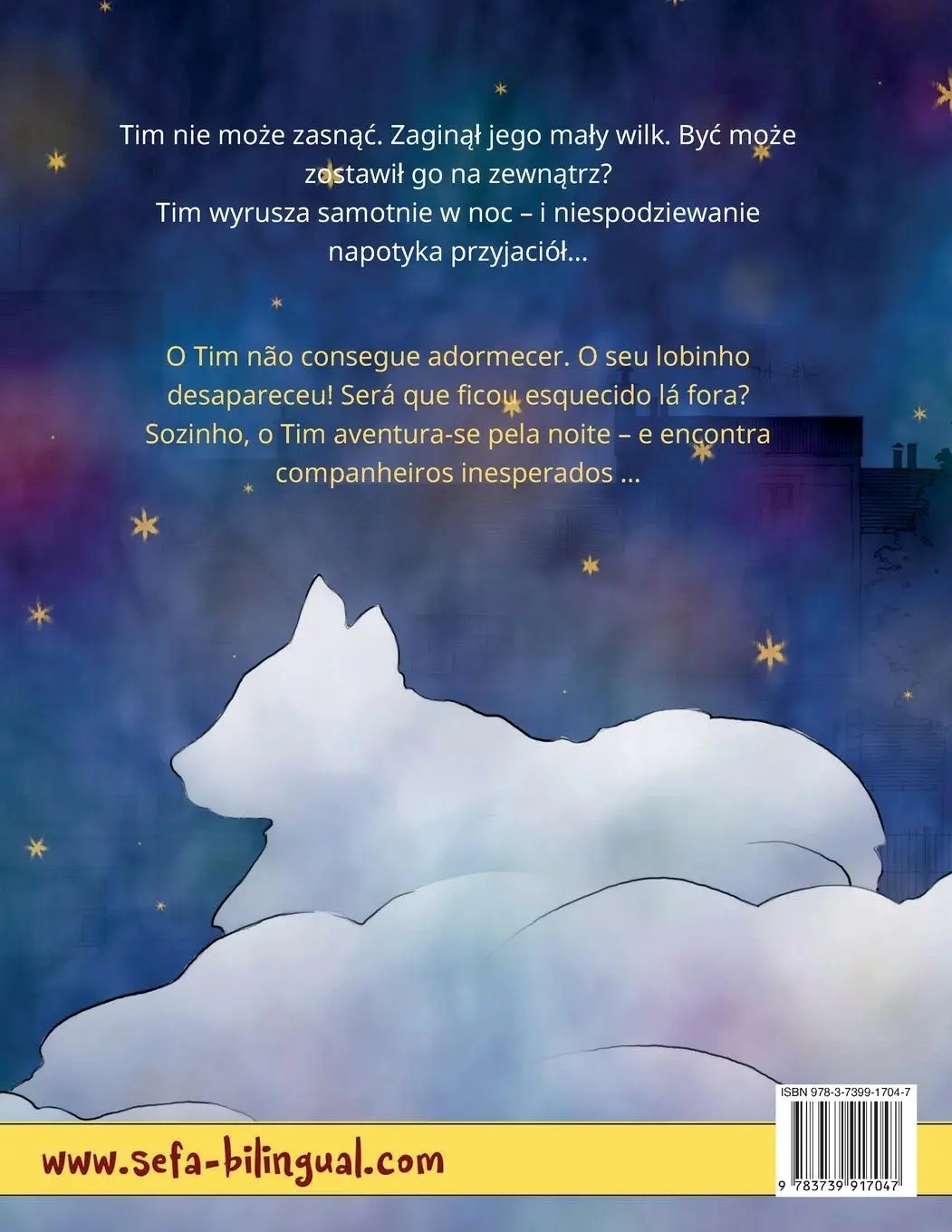 Rückseite: 9783739917047 | ¿pij dobrze, ma¿y wilku - Dorme bem, lobinho (polski - portugalski)
