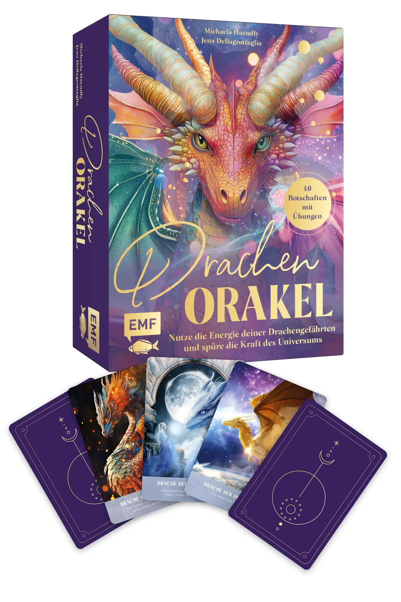 Cover: 9783745927047 | Orakel-Karten-Set: Drachen-Orakel Nutze die Energie deiner...