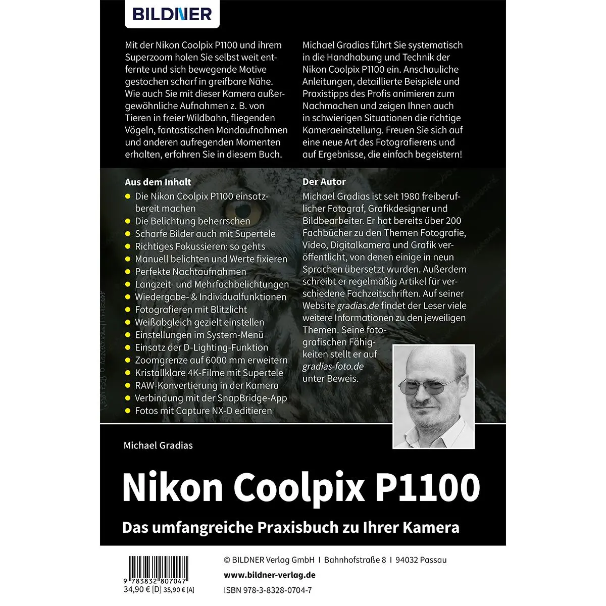 Rückseite: 9783832807047 | Nikon Coolpix P1100 - Das umfangreiche Praxisbuch zu Ihrer Kamera!