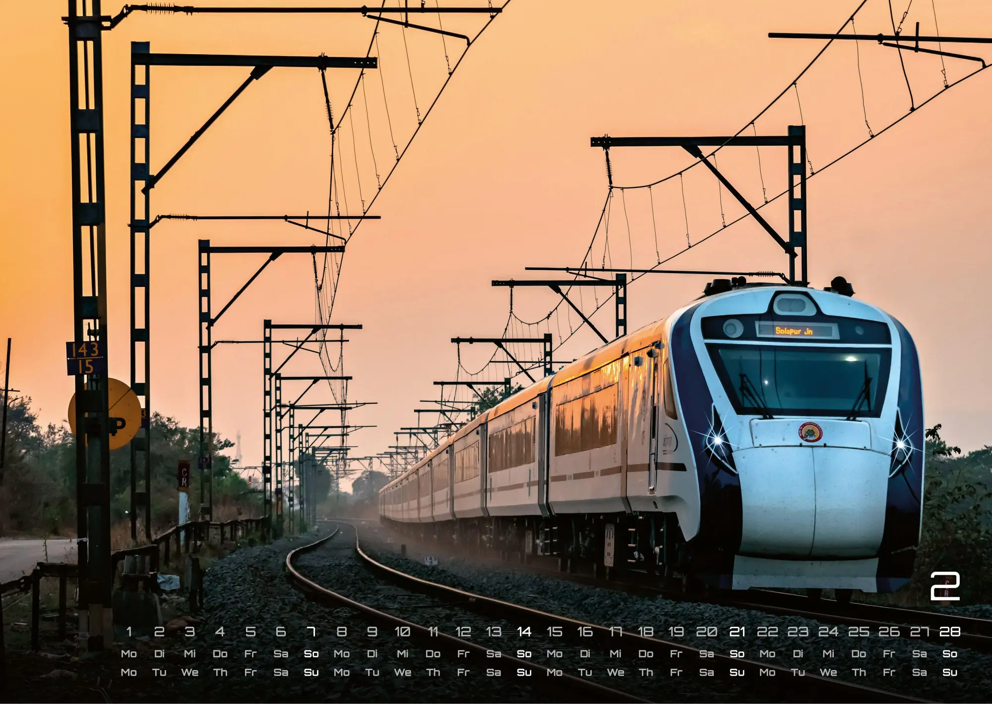 Bild: 9783986737047 | Eisenbahn - faszinierende Bahnwelt - 2027 - Kalender DIN A3 | de