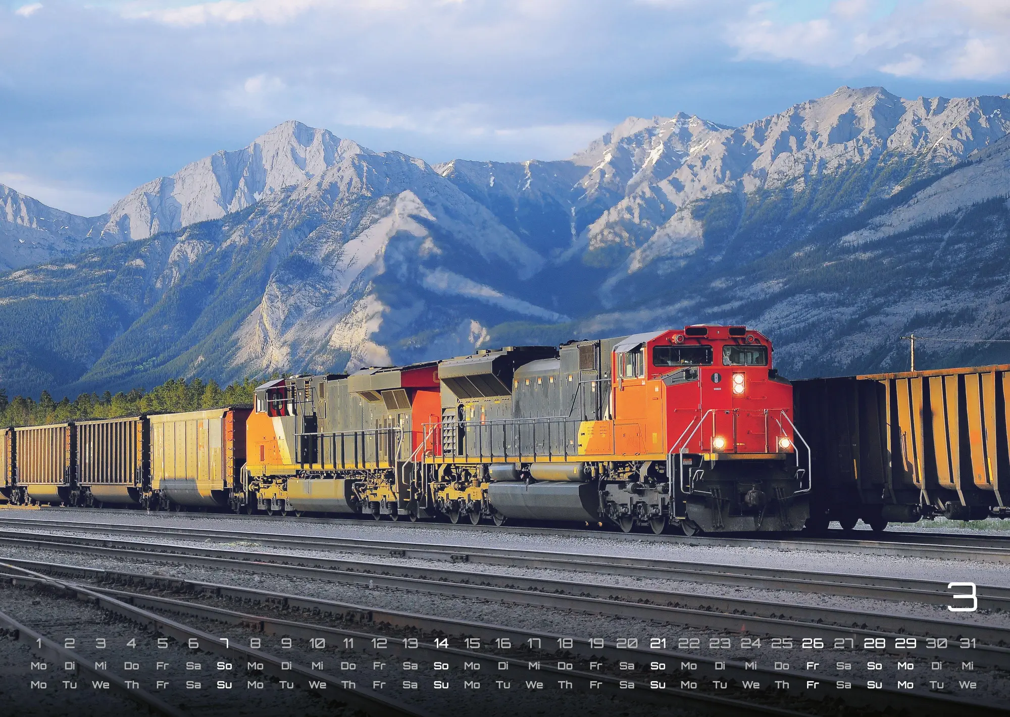 Bild: 9783986737047 | Eisenbahn - faszinierende Bahnwelt - 2027 - Kalender DIN A3 | de