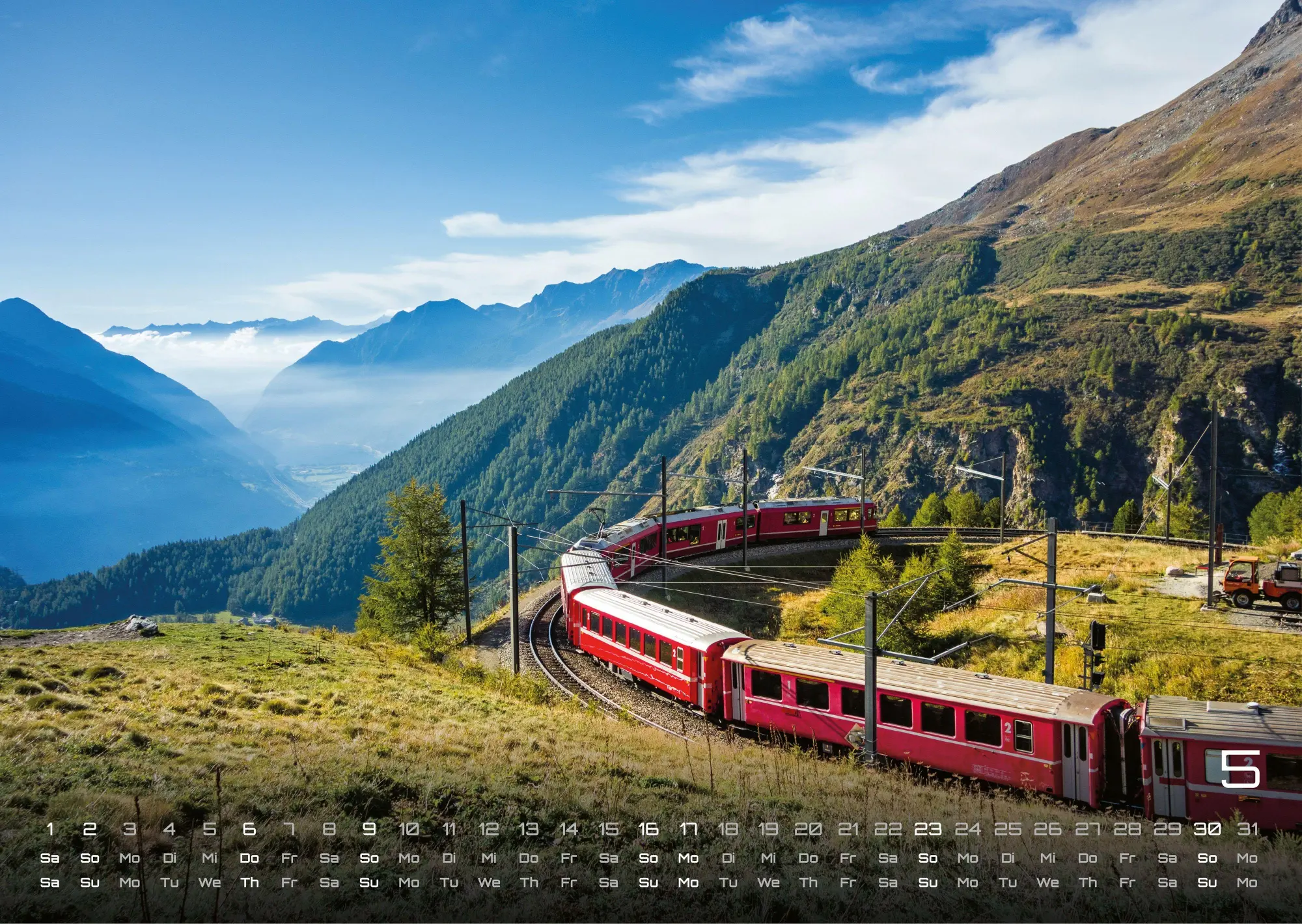 Bild: 9783986737047 | Eisenbahn - faszinierende Bahnwelt - 2027 - Kalender DIN A3 | de