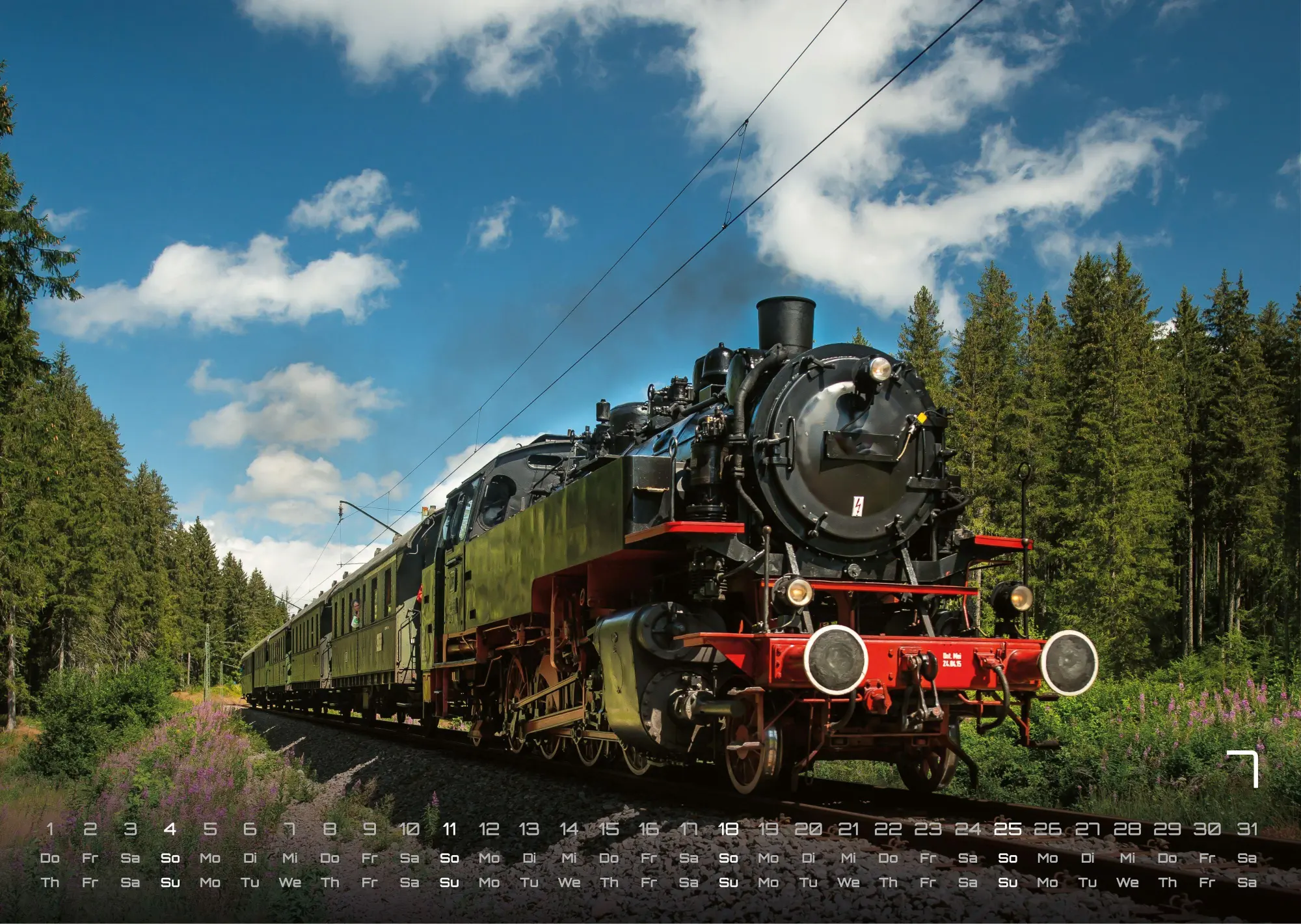Bild: 9783986737047 | Eisenbahn - faszinierende Bahnwelt - 2027 - Kalender DIN A3 | de