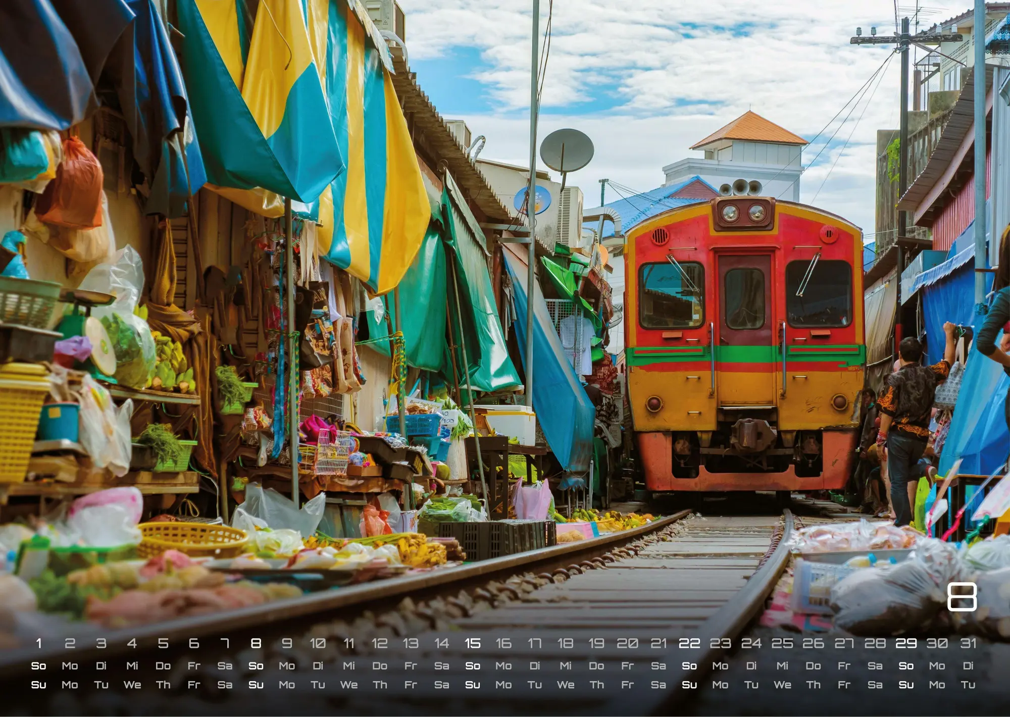 Bild: 9783986737047 | Eisenbahn - faszinierende Bahnwelt - 2027 - Kalender DIN A3 | de
