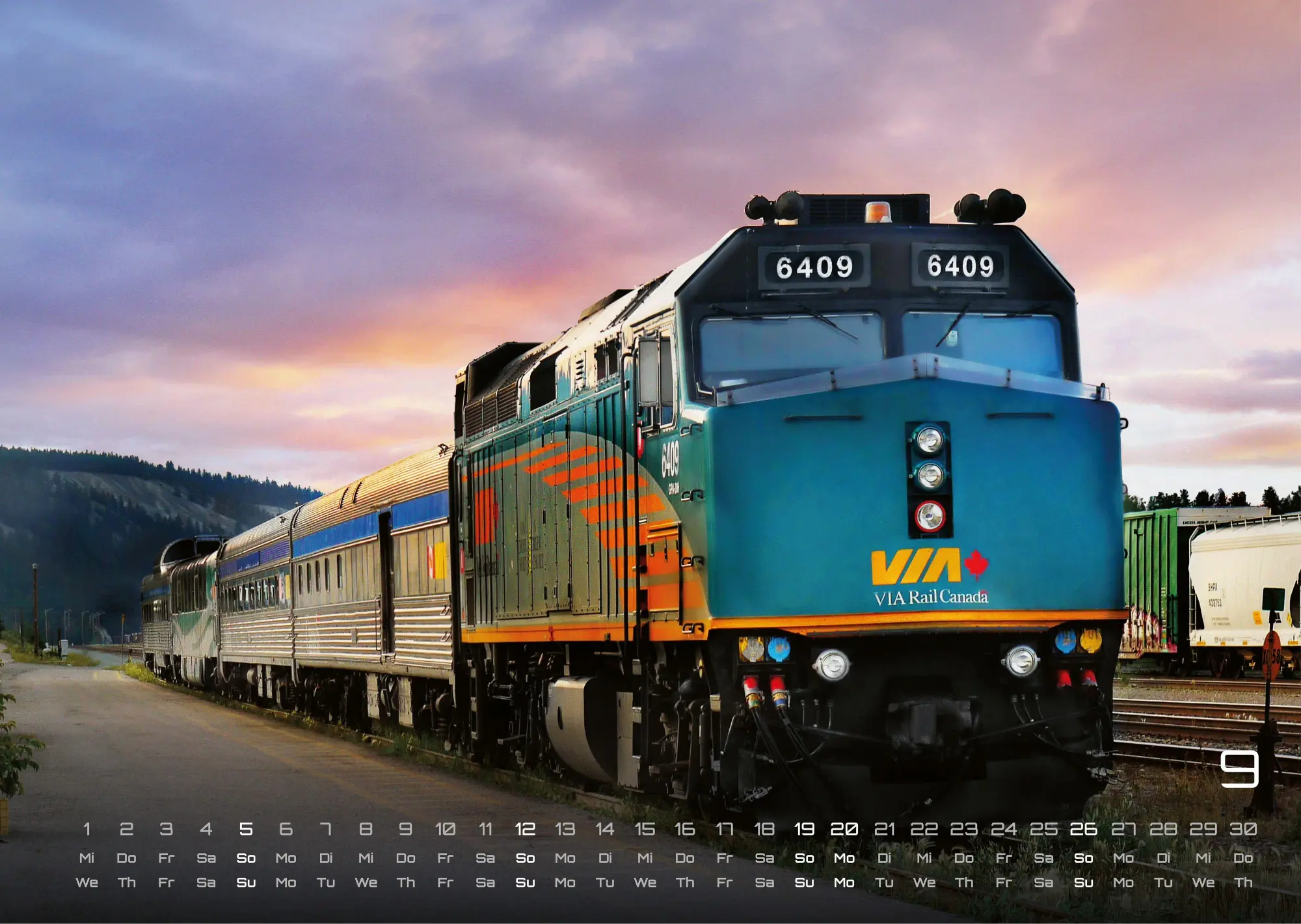 Bild: 9783986737047 | Eisenbahn - faszinierende Bahnwelt - 2027 - Kalender DIN A3 | de
