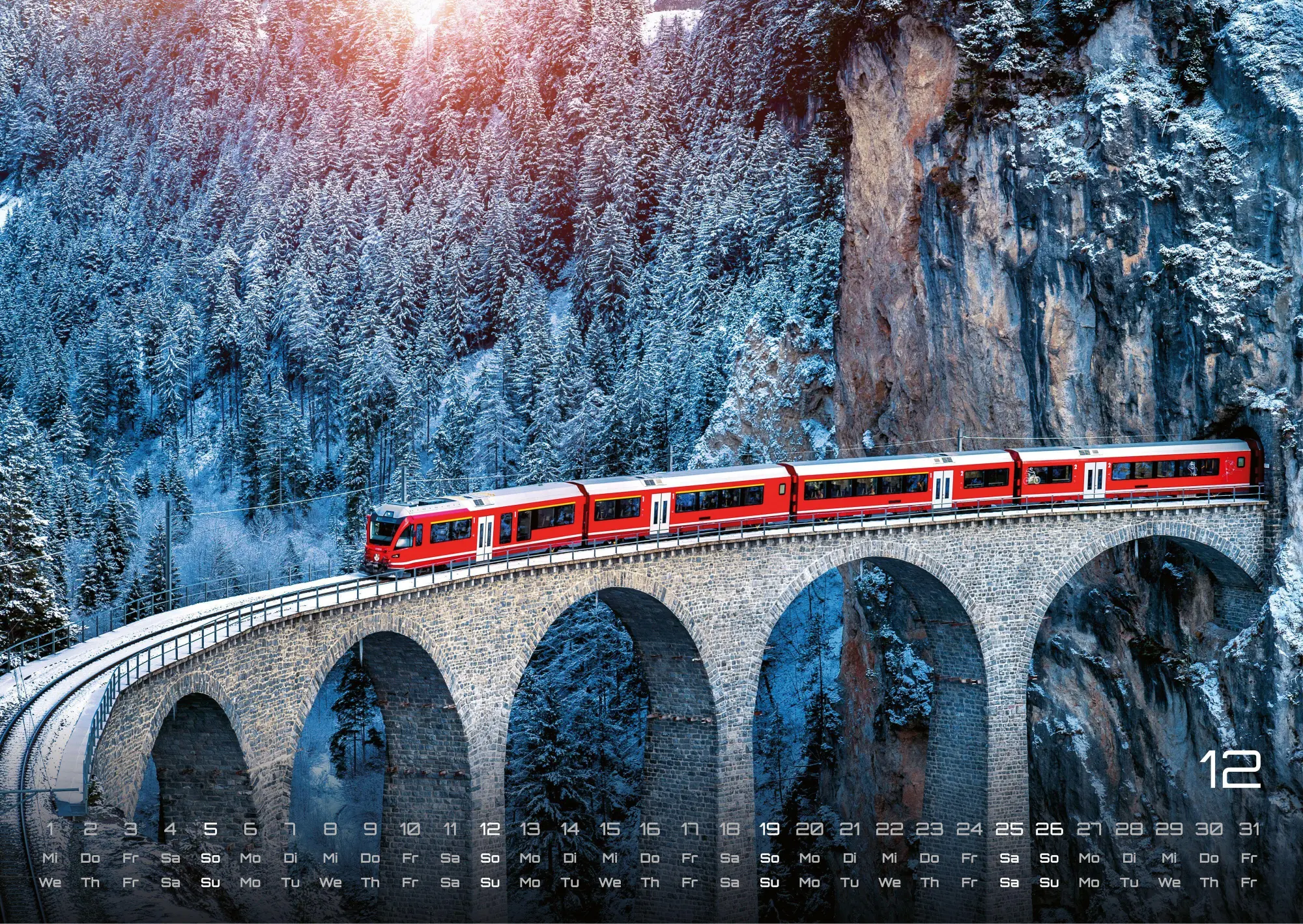 Bild: 9783986737047 | Eisenbahn - faszinierende Bahnwelt - 2027 - Kalender DIN A3 | de