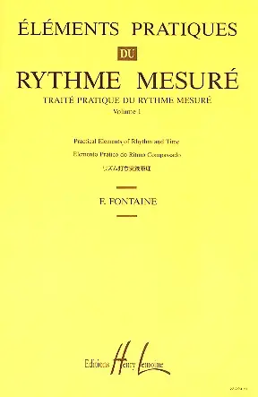 Cover: 9790230937047 | Éléments pratiques du rhythme mesuré | Fernand Fontaine | Buch