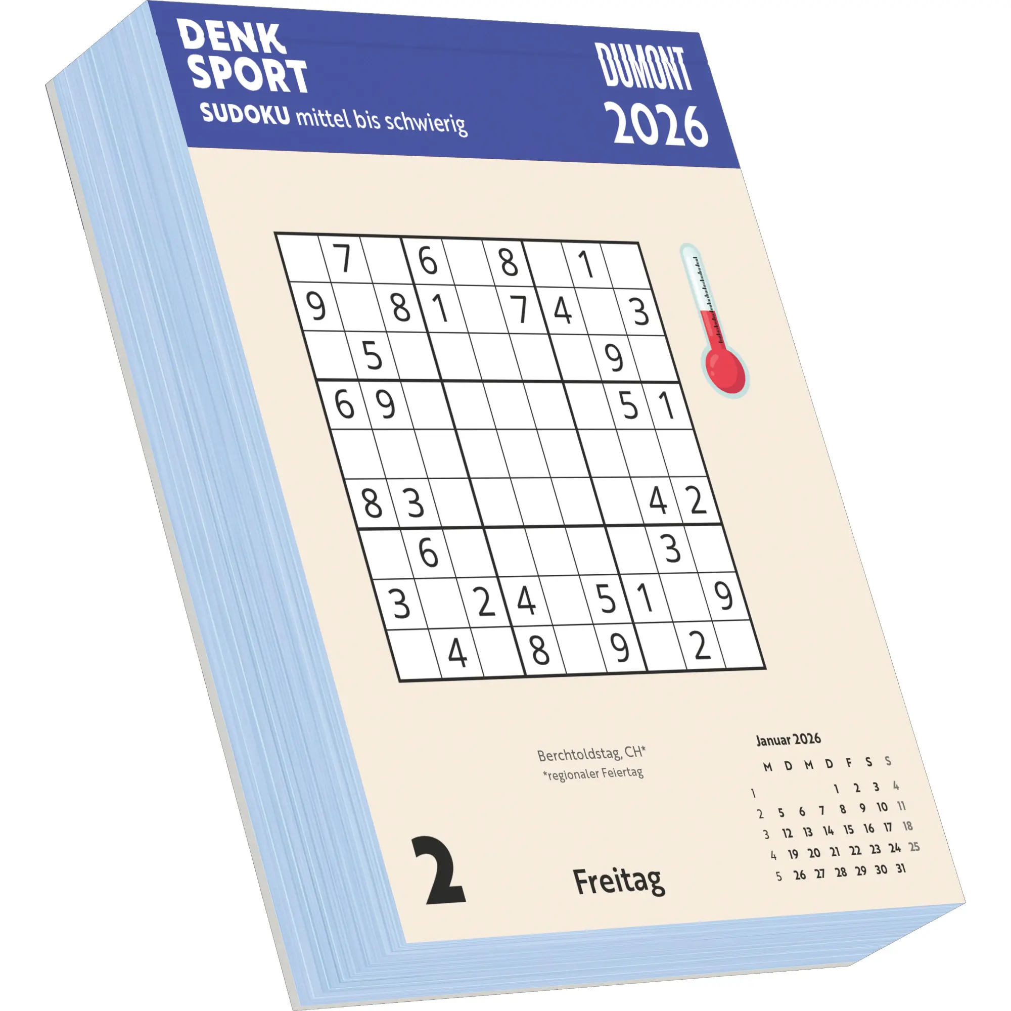 Bild: 4069095007147 | Sudoku 2026 - Tagesabreißkalender -11,8x15,9 - Rätselkalender -...