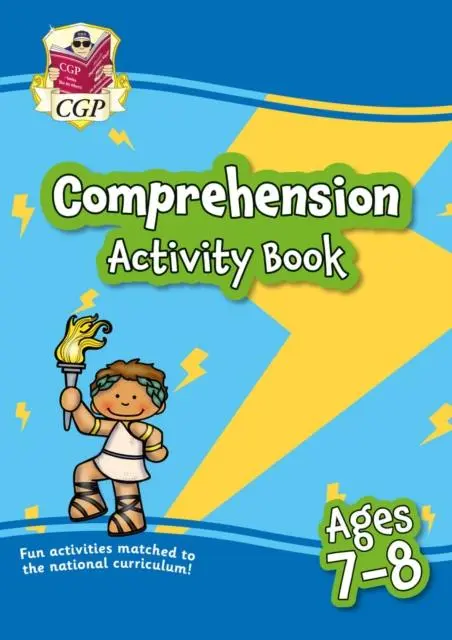 Cover: 9781789087147 | English Comprehension Activity Book for Ages 7-8 (Year 3) | Cgp Books