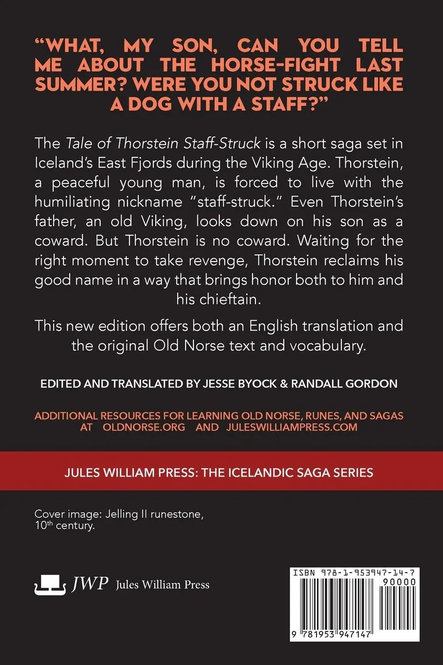 Rückseite: 9781953947147 | The Tale of Thorstein Staff-Struck (Þorsteins þáttr stangarhöggs)