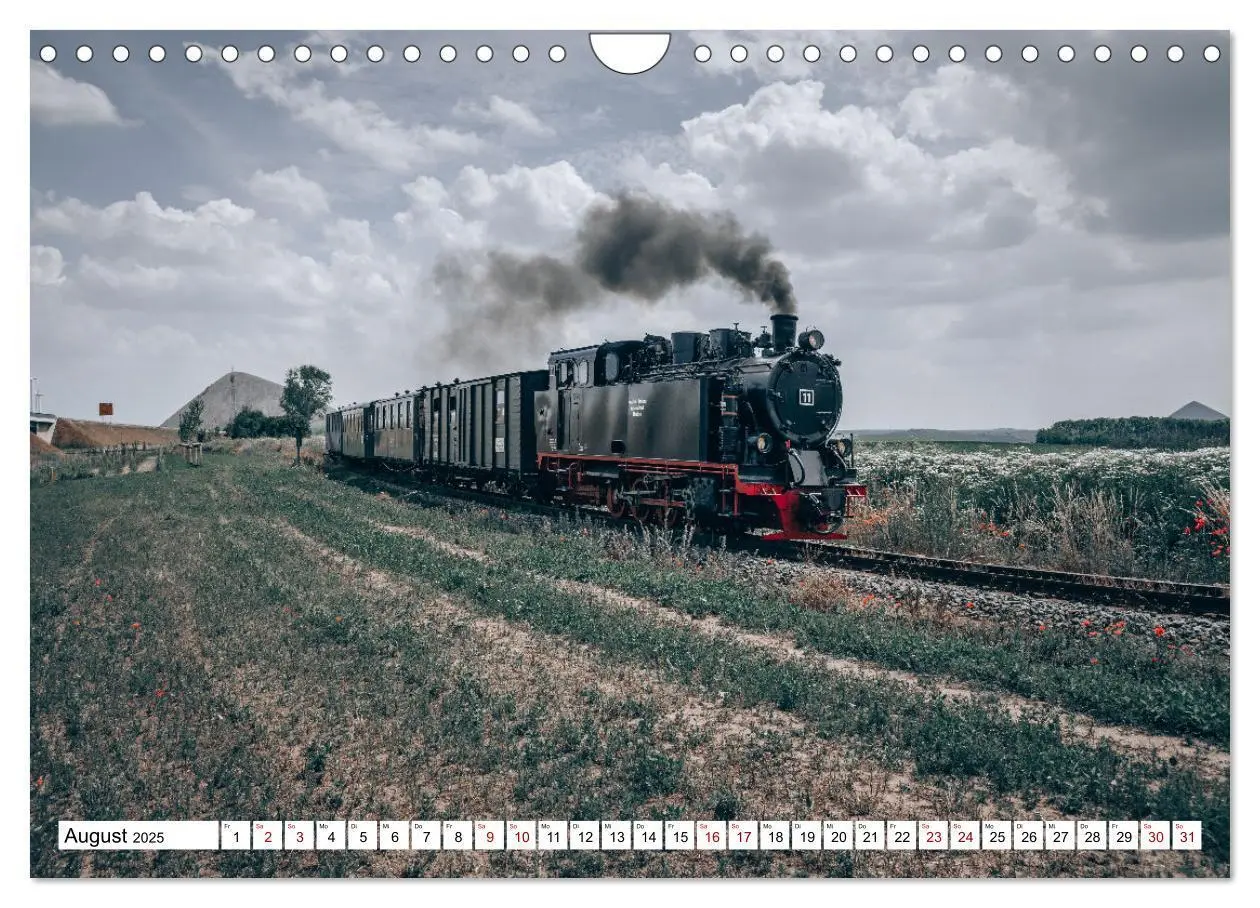 Bild: 9783435047147 | Die Mansfelder Bergwerksbahn (Wandkalender 2025 DIN A4 quer),...