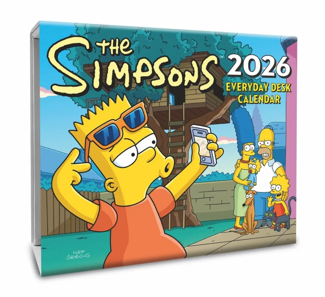 Cover: 9783840197147 | The Simpsons Tagesabreißkalender 2026 | Kalender | Geblockt | Englisch
