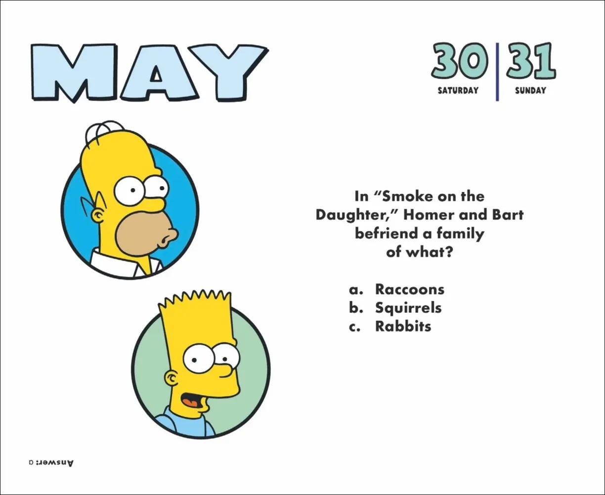 Bild: 9783840197147 | The Simpsons Tagesabreißkalender 2026 | Kalender | Geblockt | Englisch