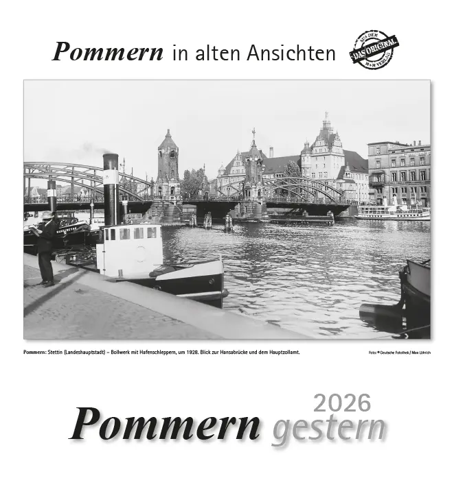 Cover: 9783961667147 | Pommern gestern 2026 | Pommern in alten Ansichten | Kalender | 13 S.