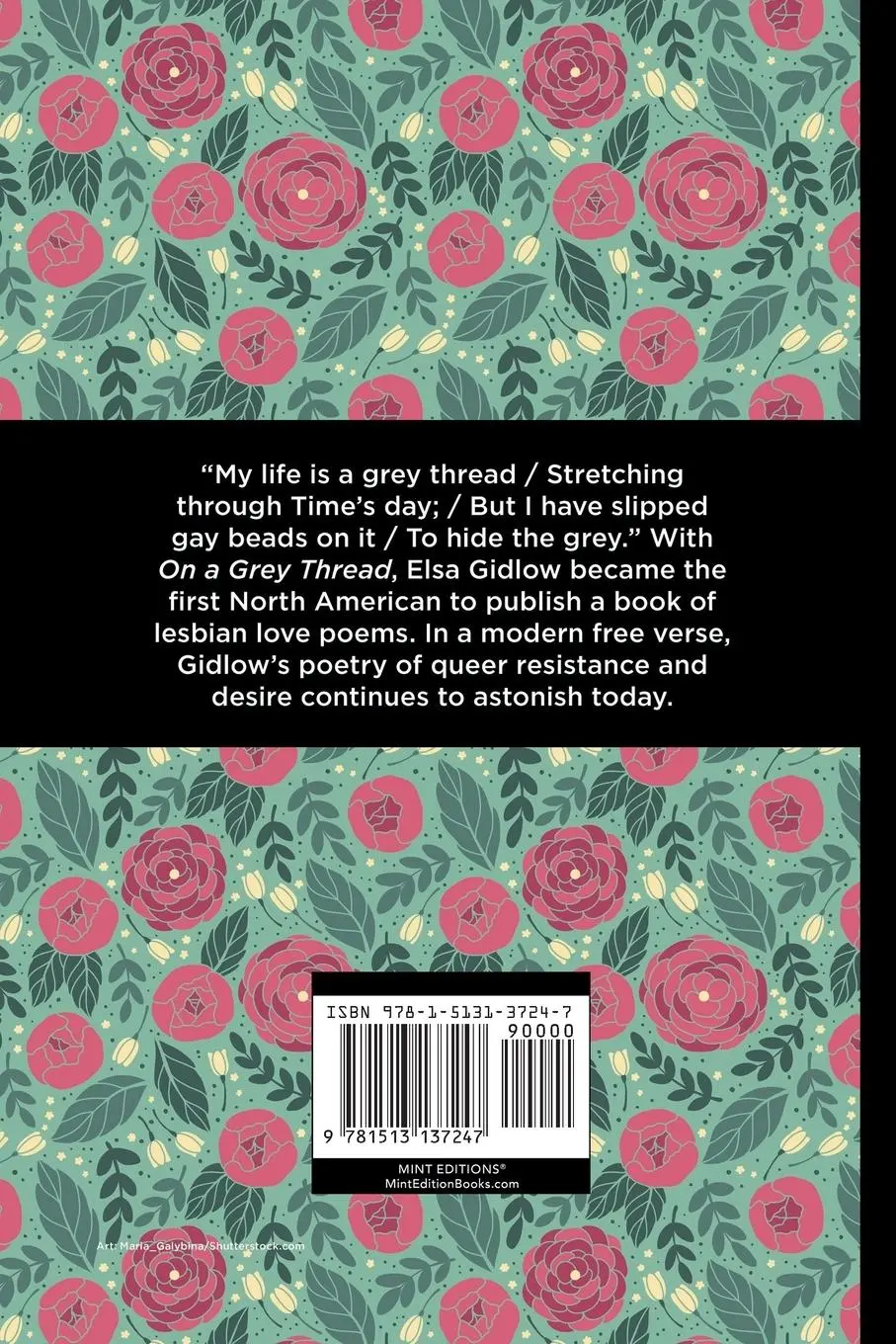 Rückseite: 9781513137247 | On a Grey Thread | Large Print Edition | Elsa Gidlow | Taschenbuch