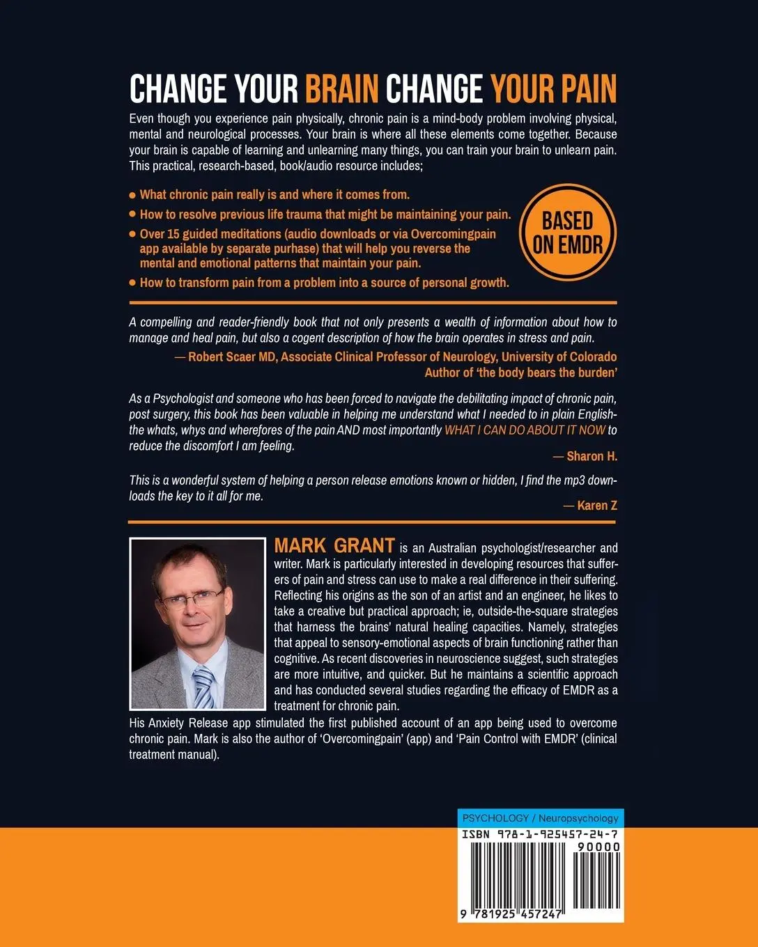 Rückseite: 9781925457247 | The New Change Your Brain, Change Your Pain | Based on EMDR | Grant