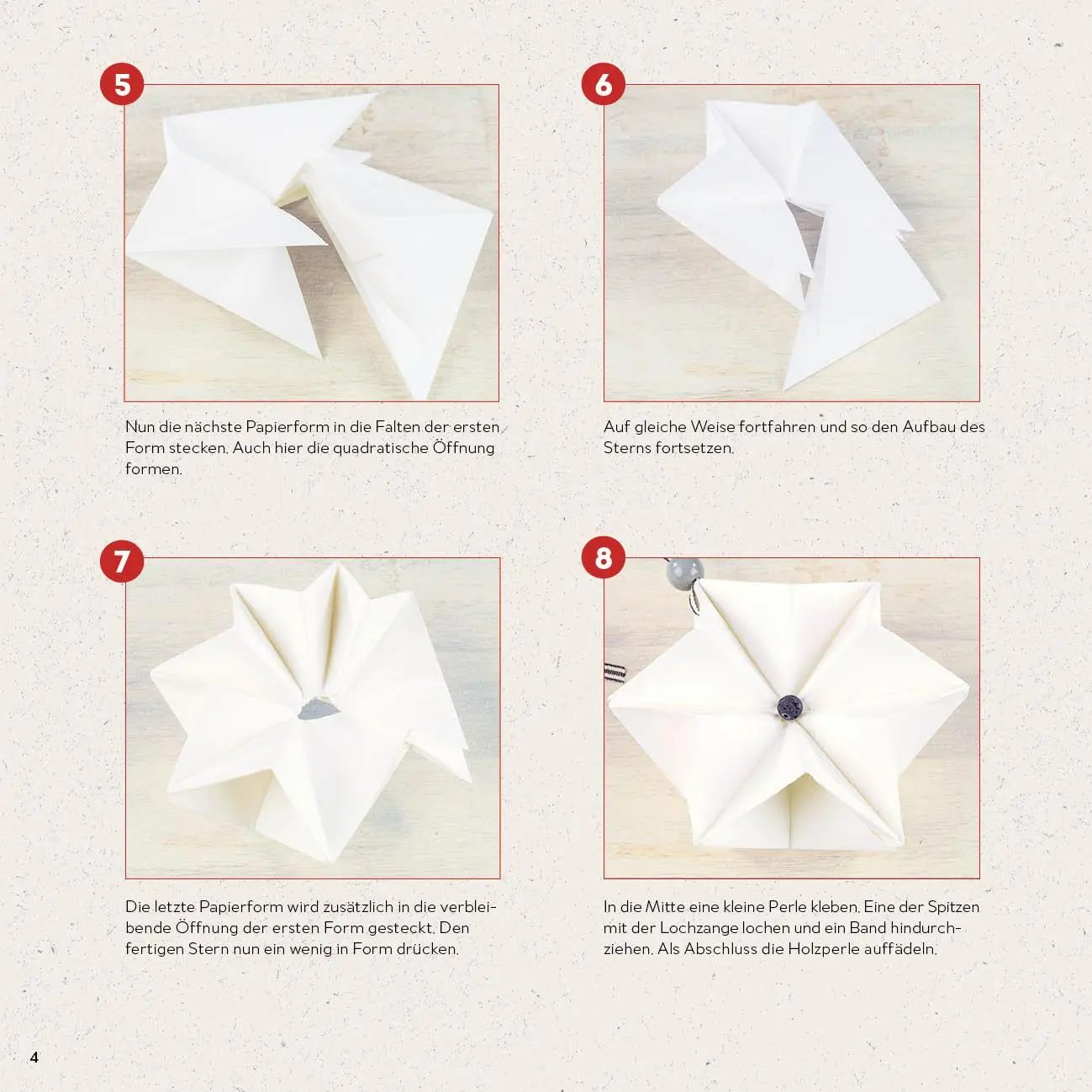 Bild: 9783745907247 | Origamisterne? Gerne! - Natural Christmas - Weihnachtliches...
