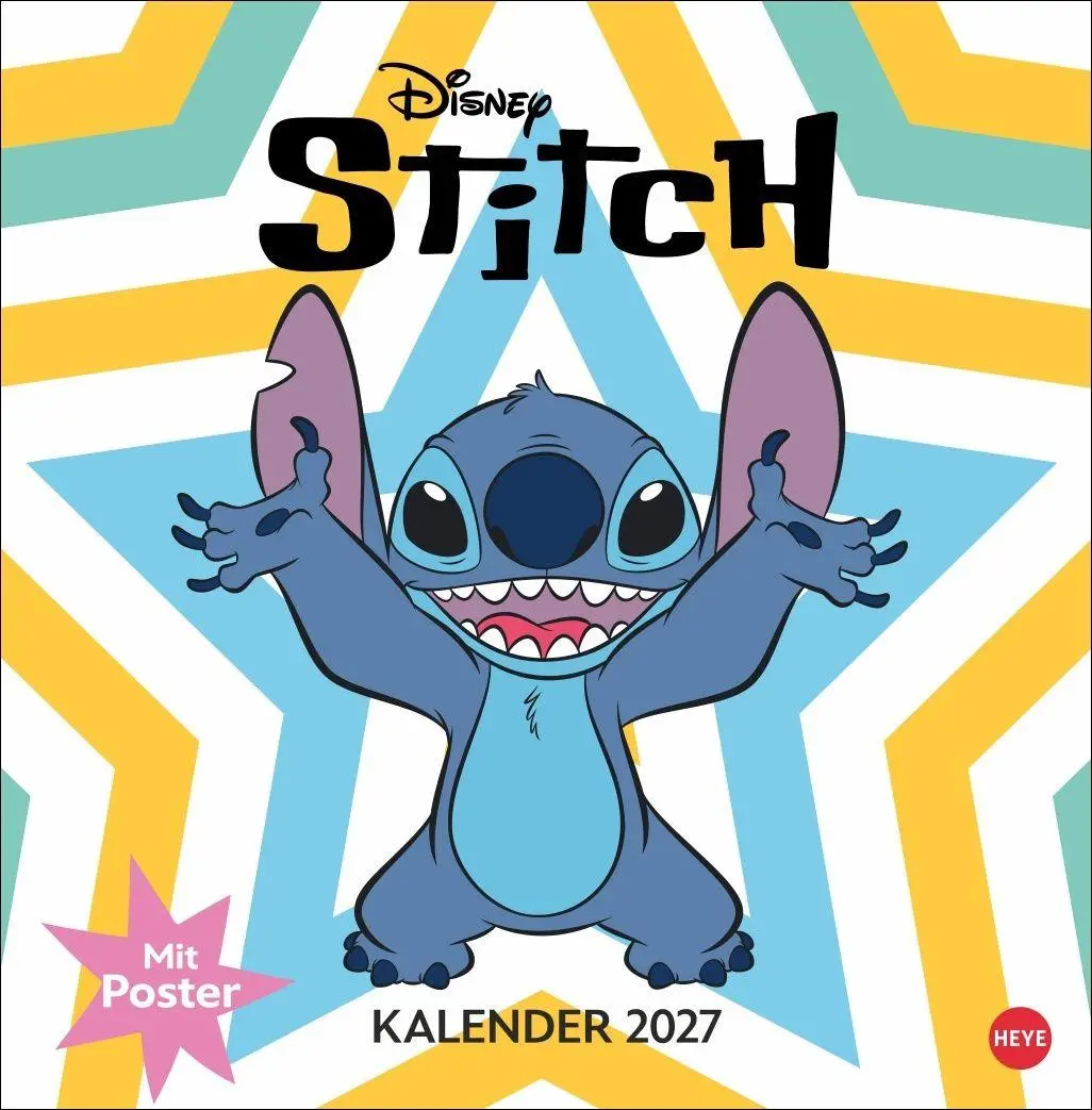 Cover: 9783756417247 | Stitch Broschurkalender 2027 | Kalender | 28 S. | Deutsch | 2027
