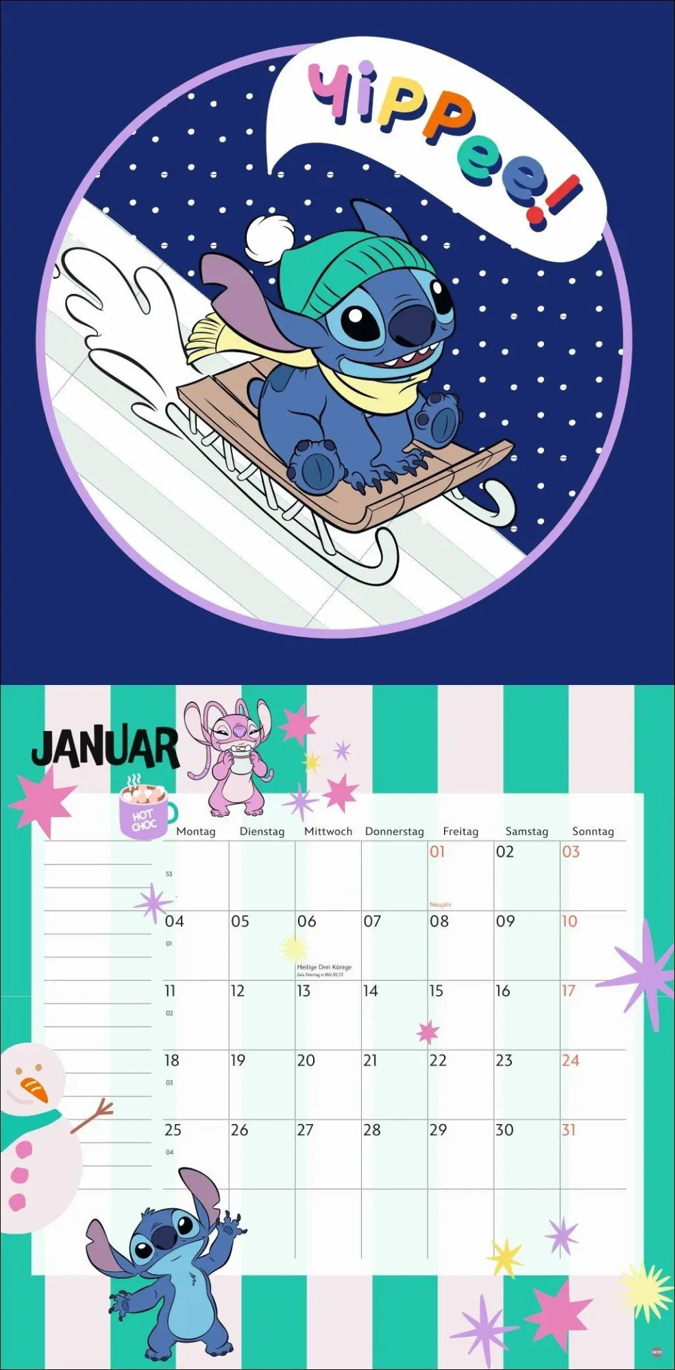 Bild: 9783756417247 | Stitch Broschurkalender 2027 | Kalender | 28 S. | Deutsch | 2027