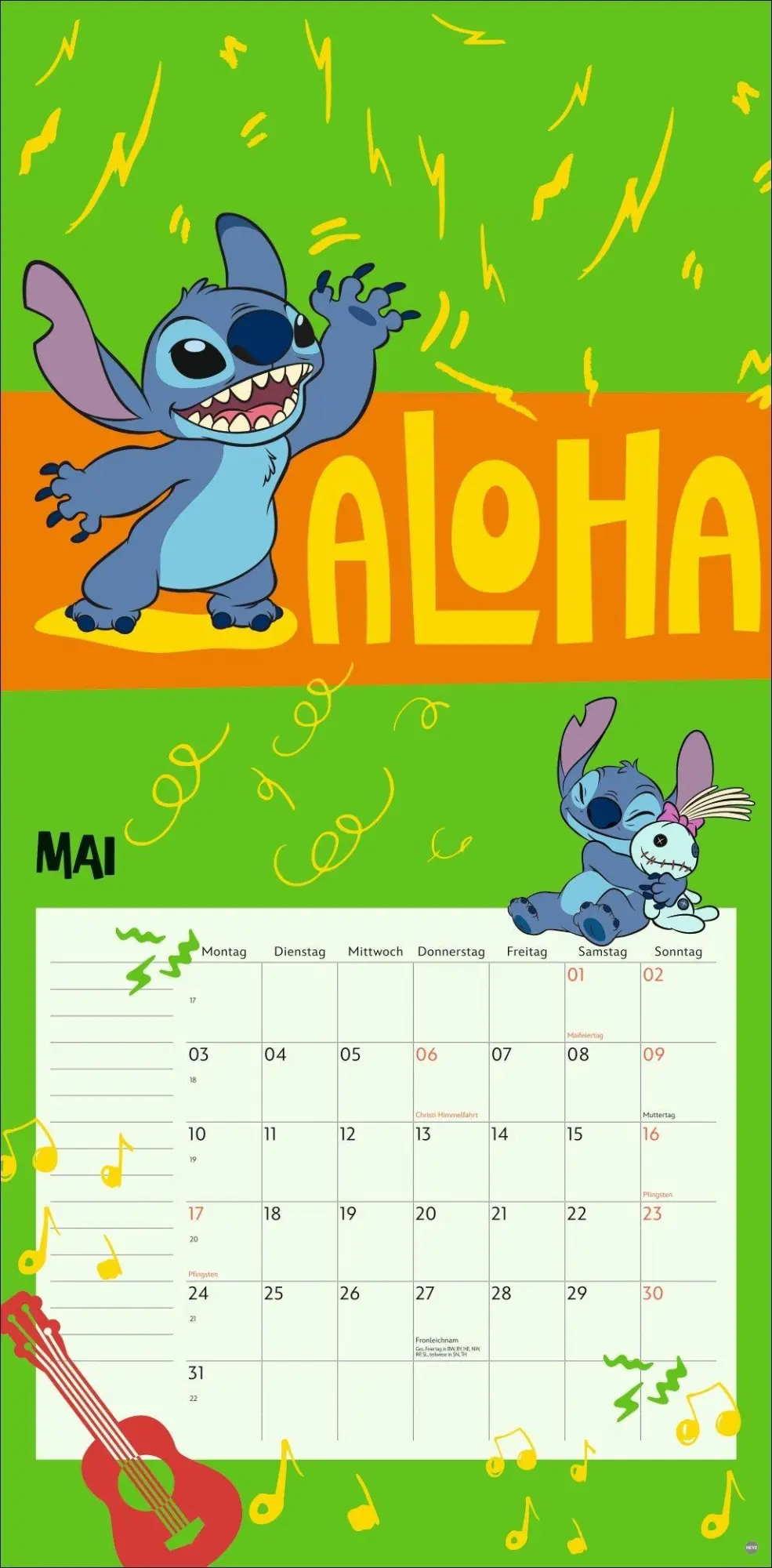 Bild: 9783756417247 | Stitch Broschurkalender 2027 | Kalender | 28 S. | Deutsch | 2027