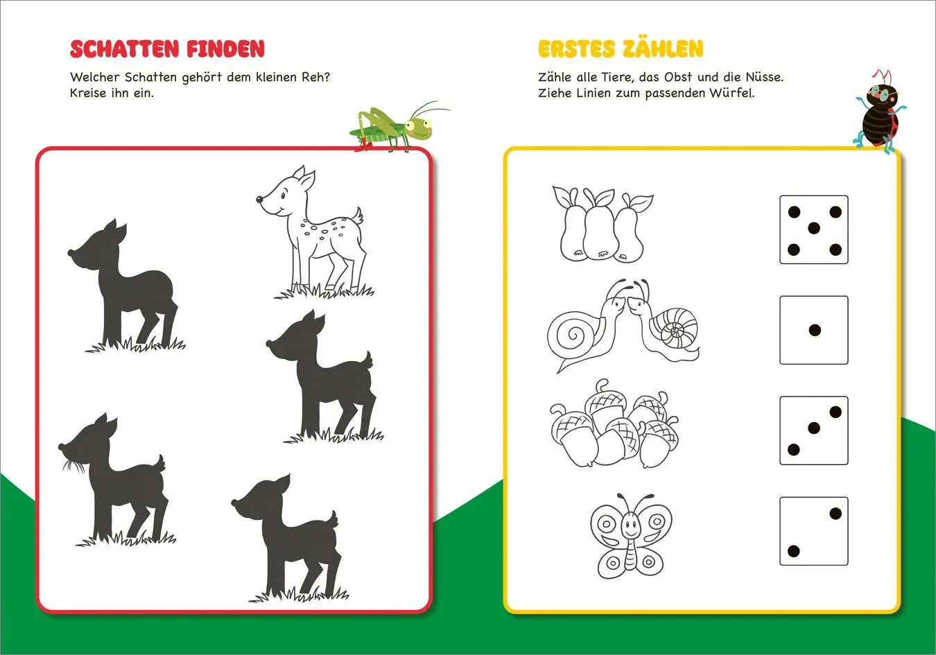 Bild: 9783788647247 | Malen und Rätseln für Kindergartenkinder. Natur | Nadja Schwendemann