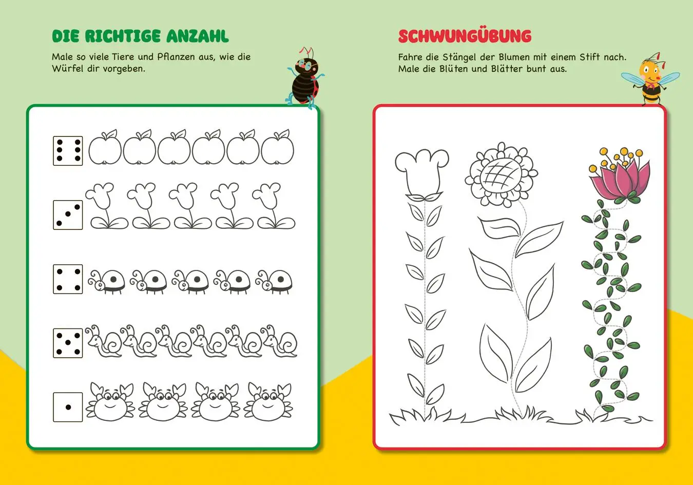 Bild: 9783788647247 | Malen und Rätseln für Kindergartenkinder. Natur | Nadja Schwendemann