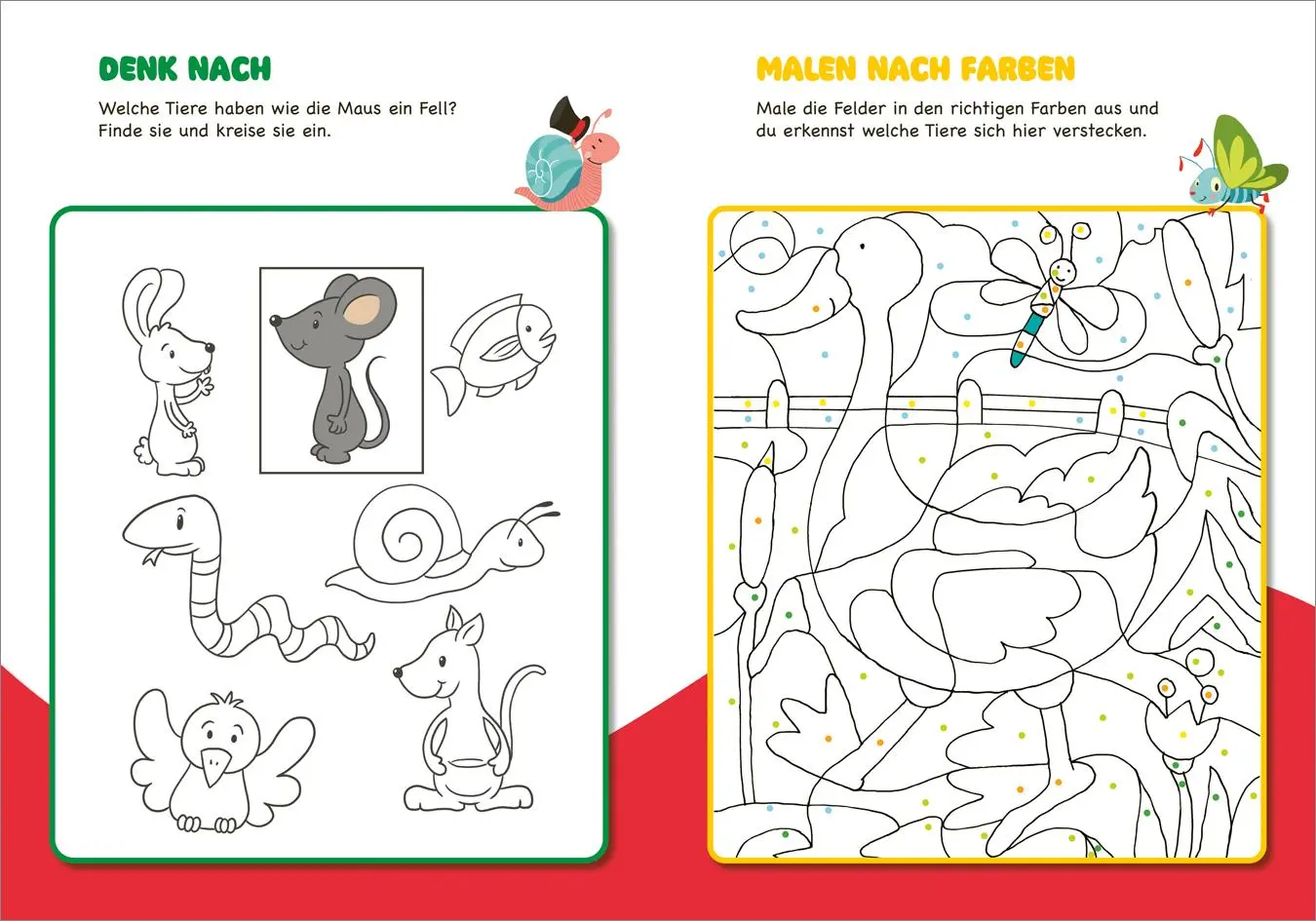Bild: 9783788647247 | Malen und Rätseln für Kindergartenkinder. Natur | Nadja Schwendemann