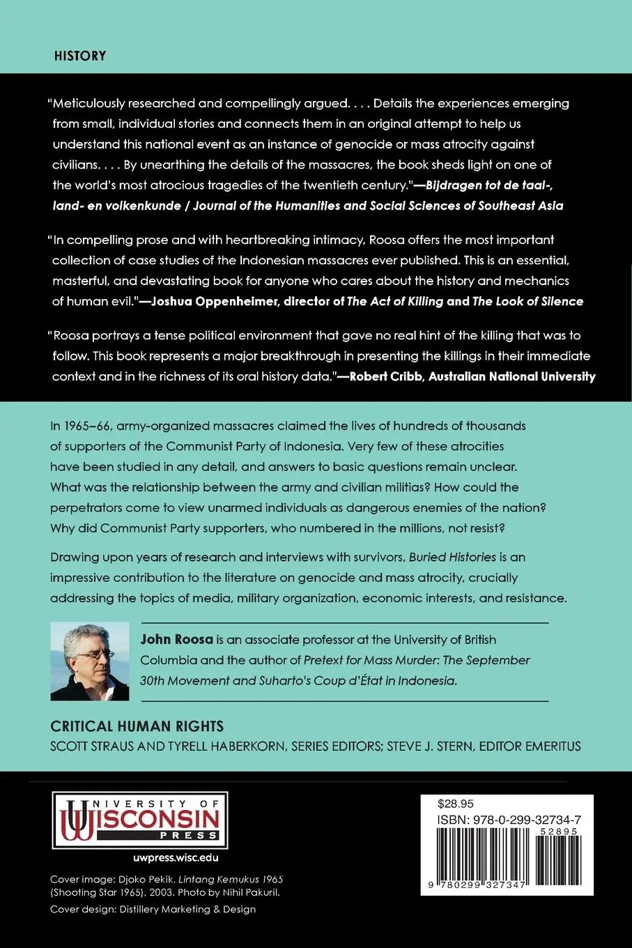Rückseite: 9780299327347 | Buried Histories | John Roosa | Taschenbuch | Englisch | 2022