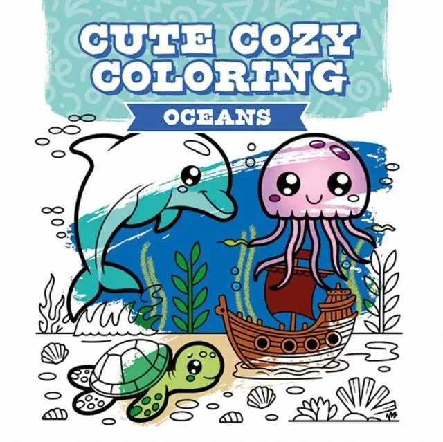 Cover: 9781784947347 | Cute Cozy Coloring: Oceans | Gmc | Taschenbuch | Cute Cozy Coloring