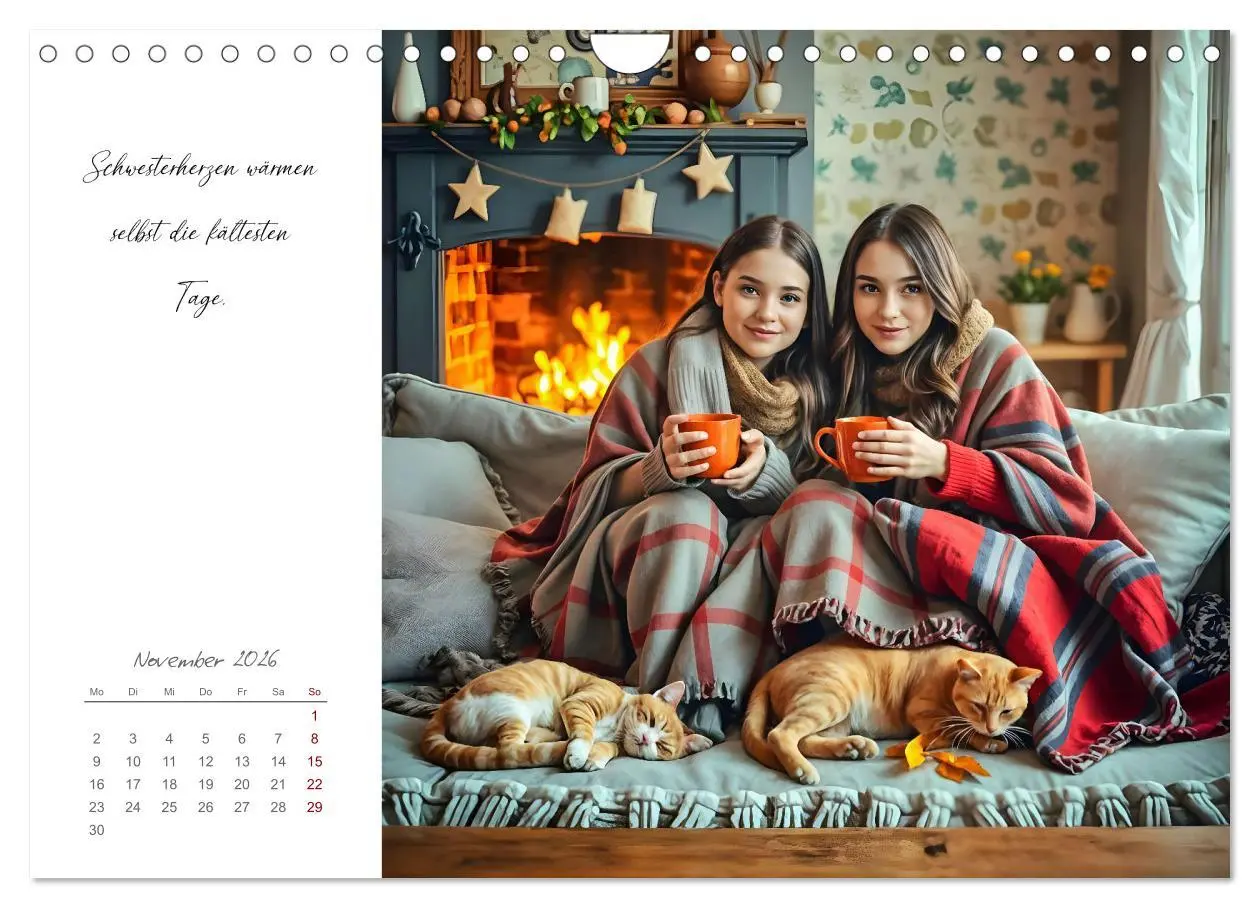 Bild: 9783457287347 | Schwesterzeit - Mit dir ist jeder Tag besonders (Wandkalender 2026...