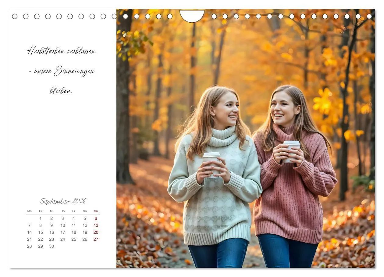 Bild: 9783457287347 | Schwesterzeit - Mit dir ist jeder Tag besonders (Wandkalender 2026...