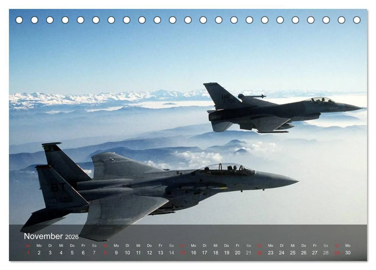 Bild: 9783516067347 | Luftwaffe. Kampfflugzeuge der USA (Tischkalender 2026 DIN A5 quer),...