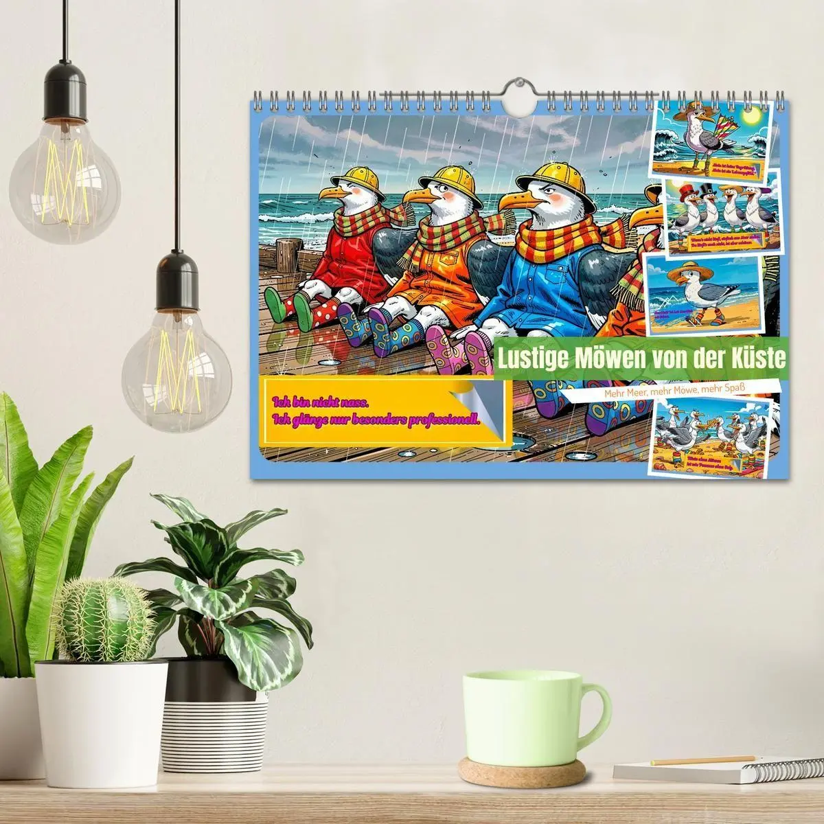 Bild: 9783516757347 | Lustige Möwen von der Küste (Wandkalender 2027 DIN A4 quer),...