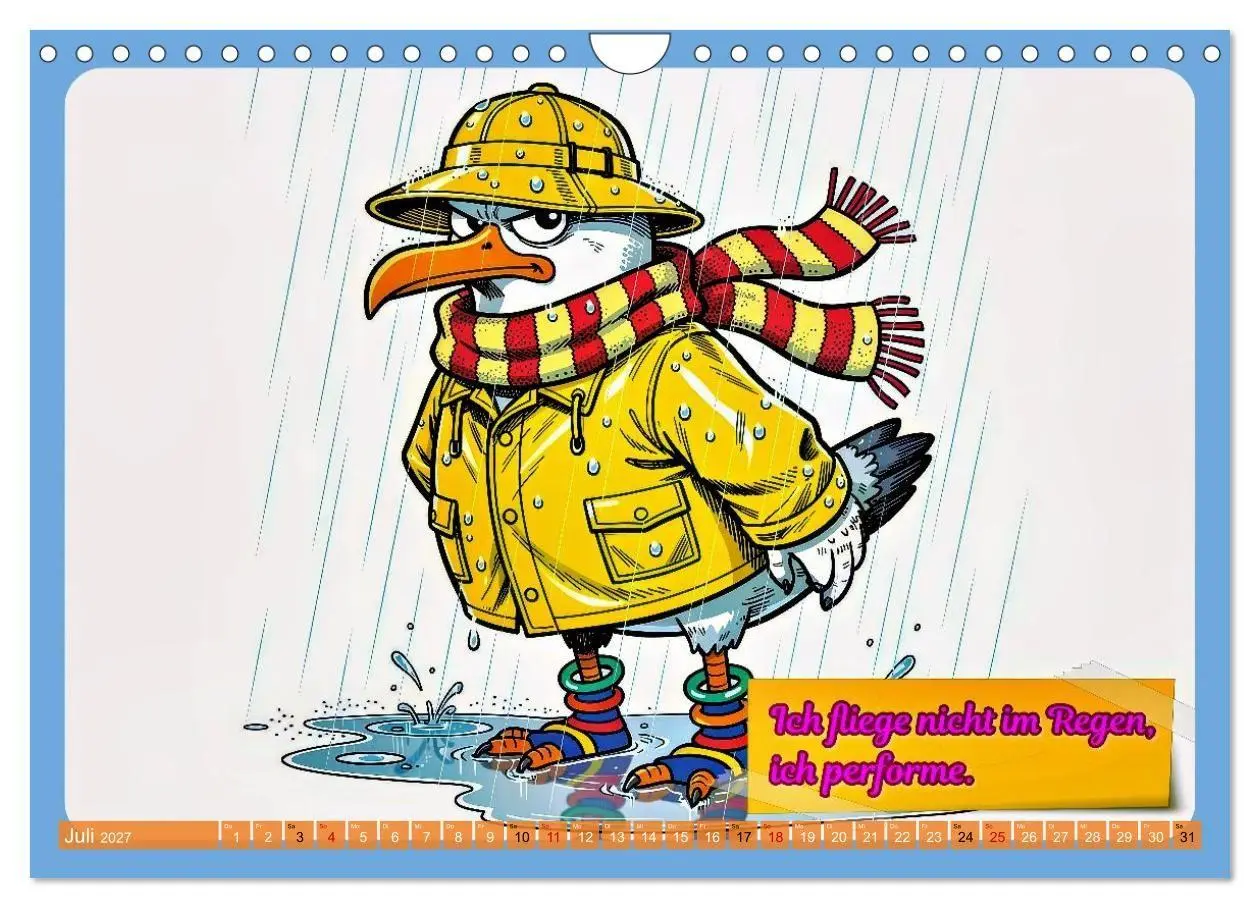 Bild: 9783516757347 | Lustige Möwen von der Küste (Wandkalender 2027 DIN A4 quer),...