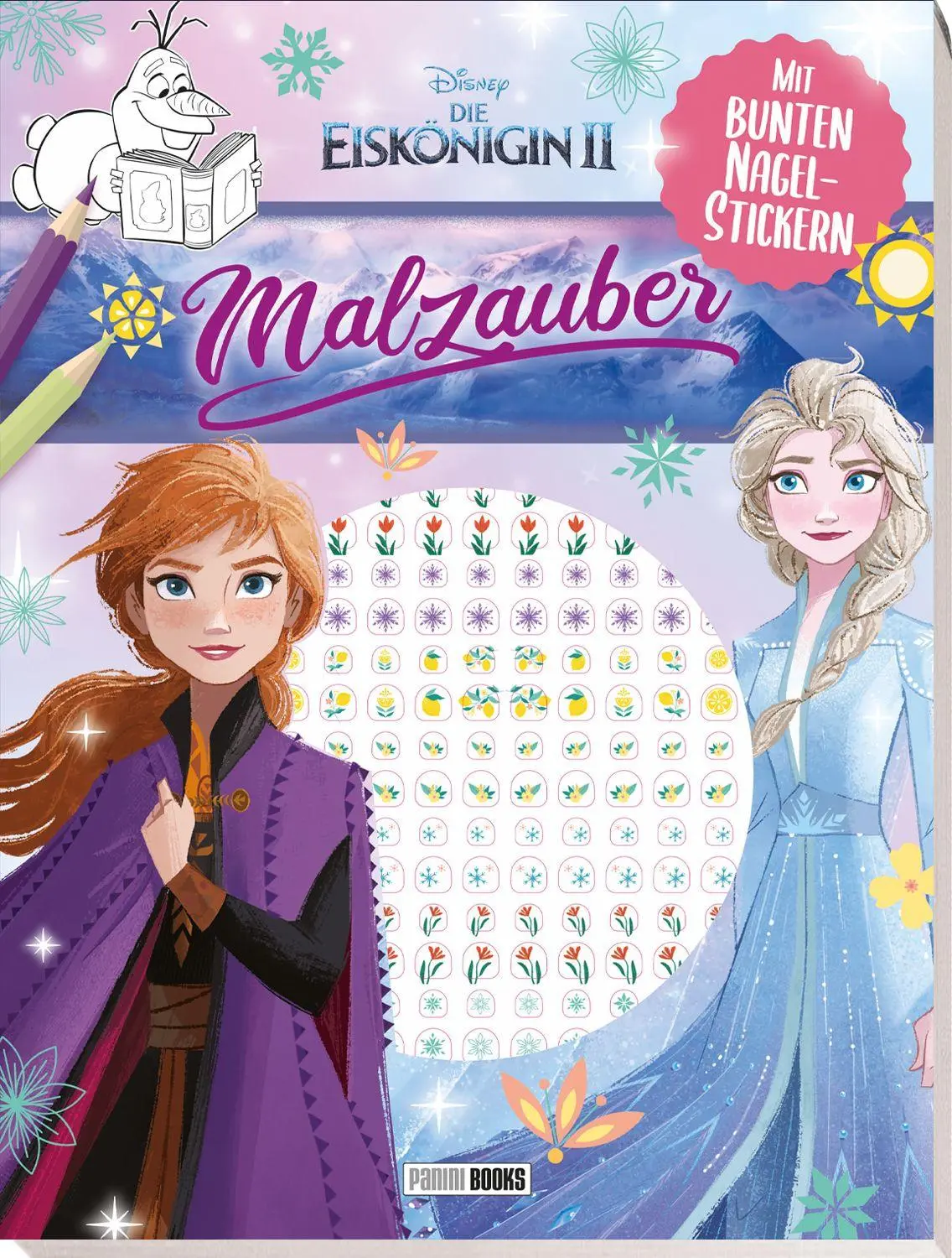 Cover: 9783833247347 | Disney Die Eiskönigin 2: Malzauber - Mit bunten Nagelstickern! | Buch