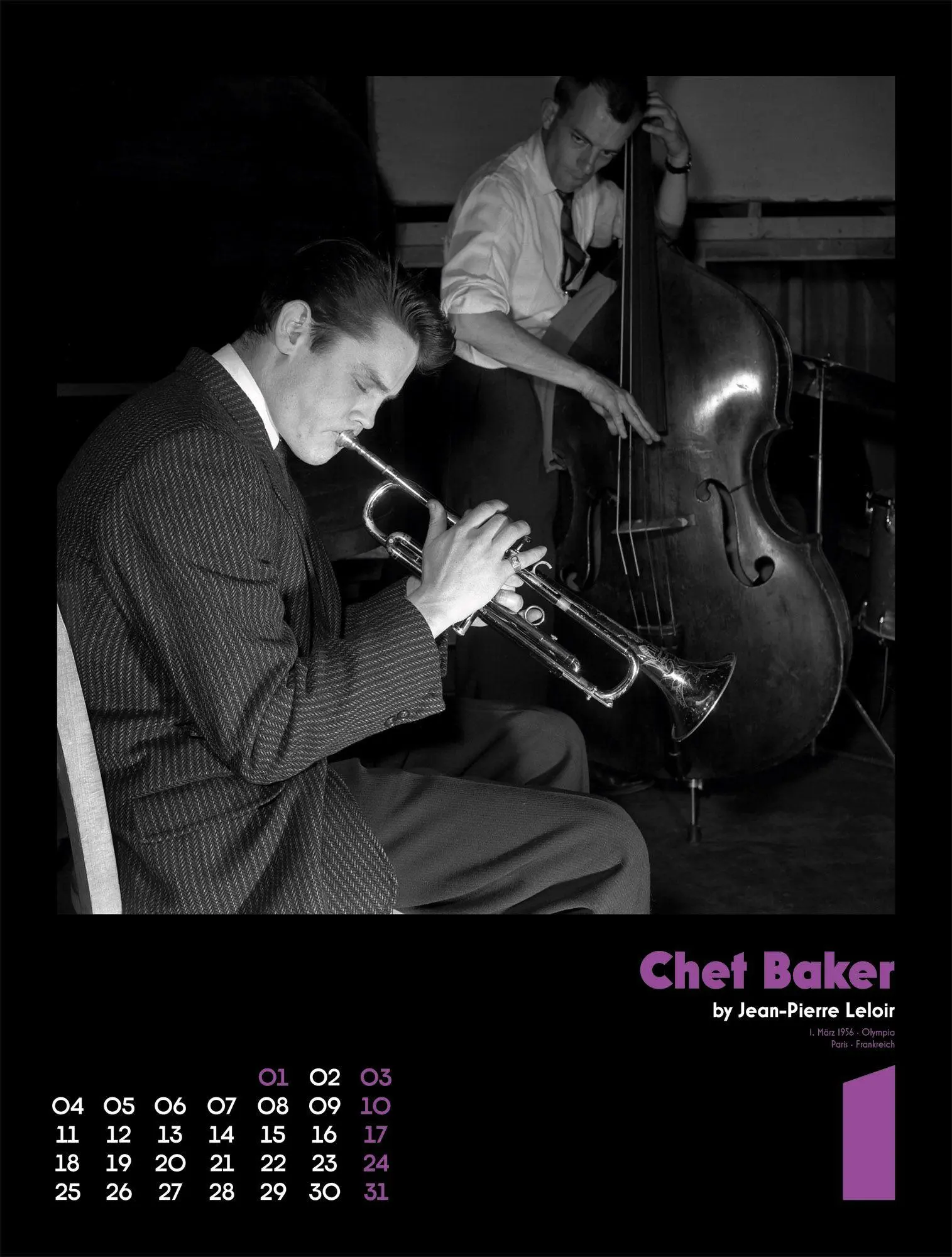 Bild: 9783838437347 | Jazz Kalender 2027 | Jean-Pierre Leloir (u. a.) | Kalender | 14 S.