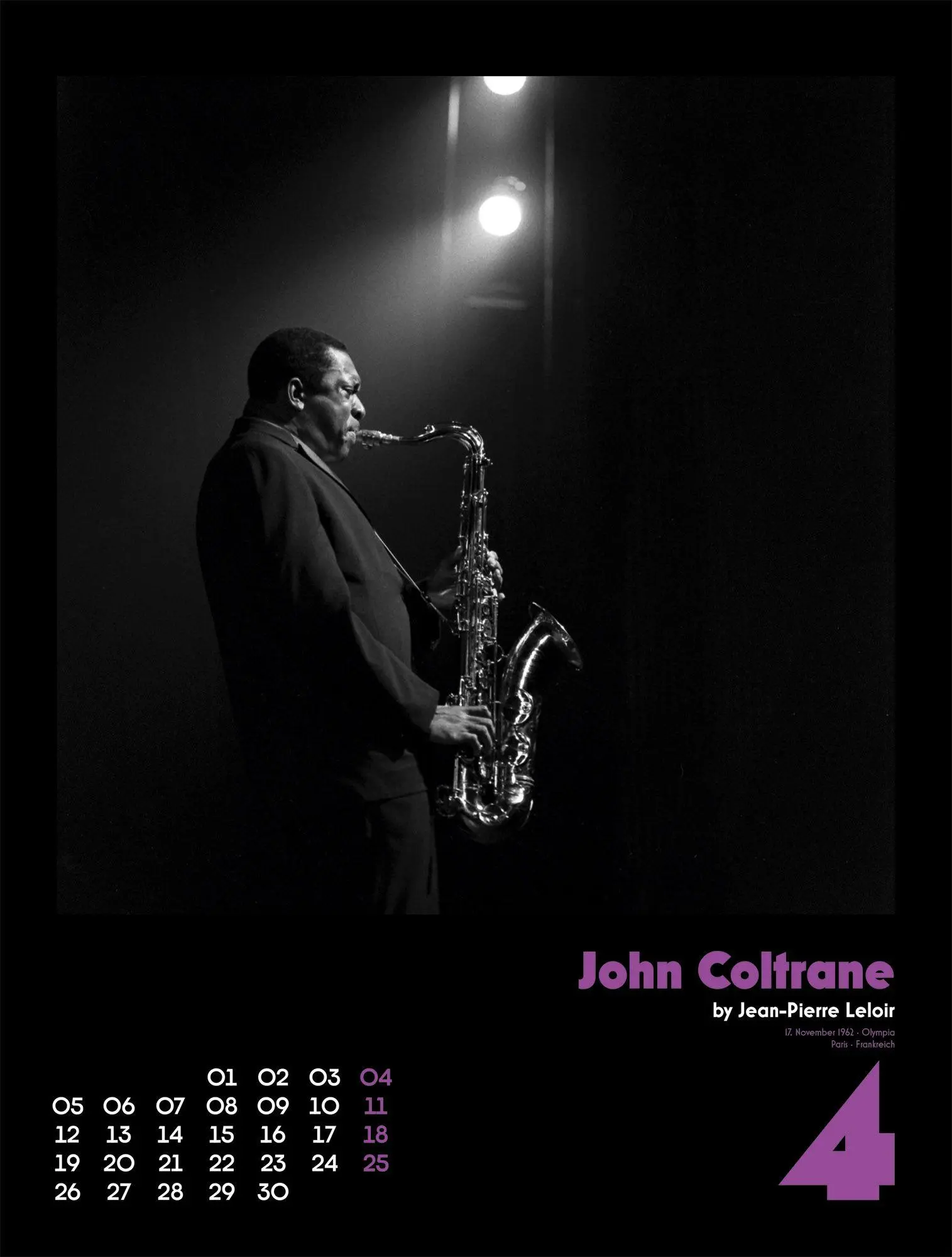 Bild: 9783838437347 | Jazz Kalender 2027 | Jean-Pierre Leloir (u. a.) | Kalender | 14 S.