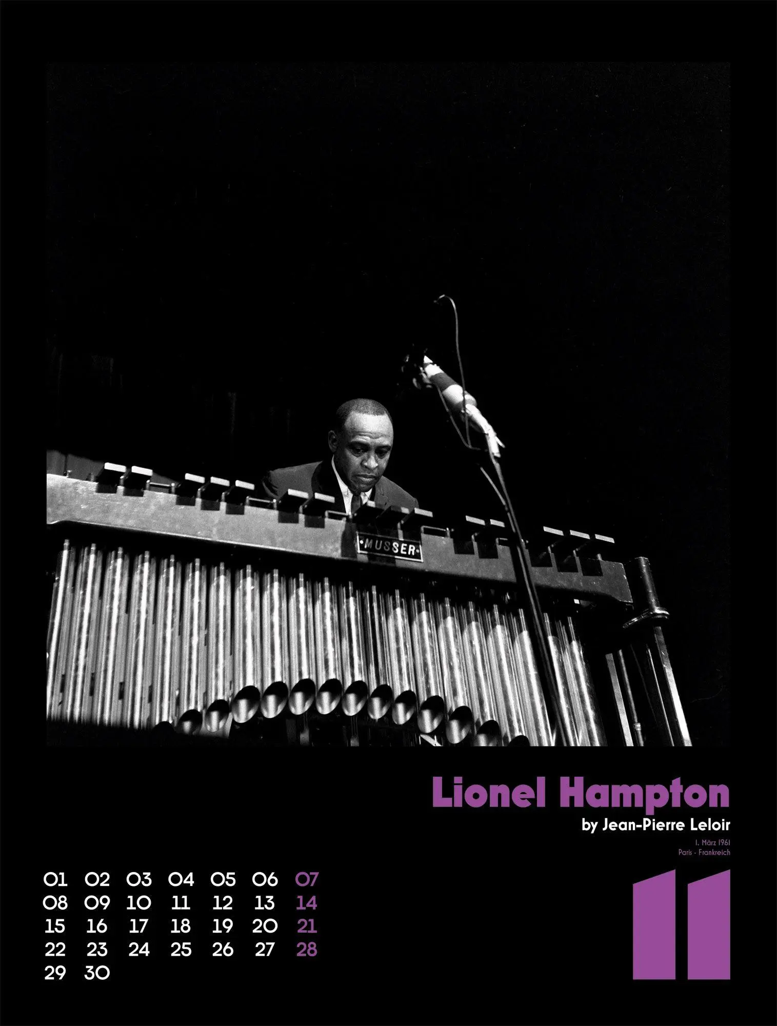 Bild: 9783838437347 | Jazz Kalender 2027 | Jean-Pierre Leloir (u. a.) | Kalender | 14 S.