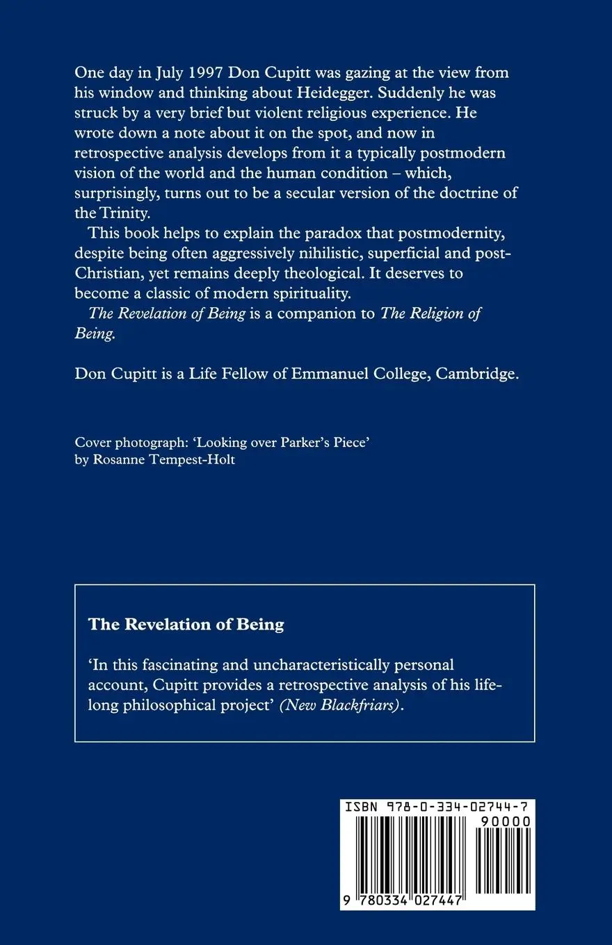Rückseite: 9780334027447 | The Revelation of Being | Don Cupitt | Taschenbuch | Englisch | 2012