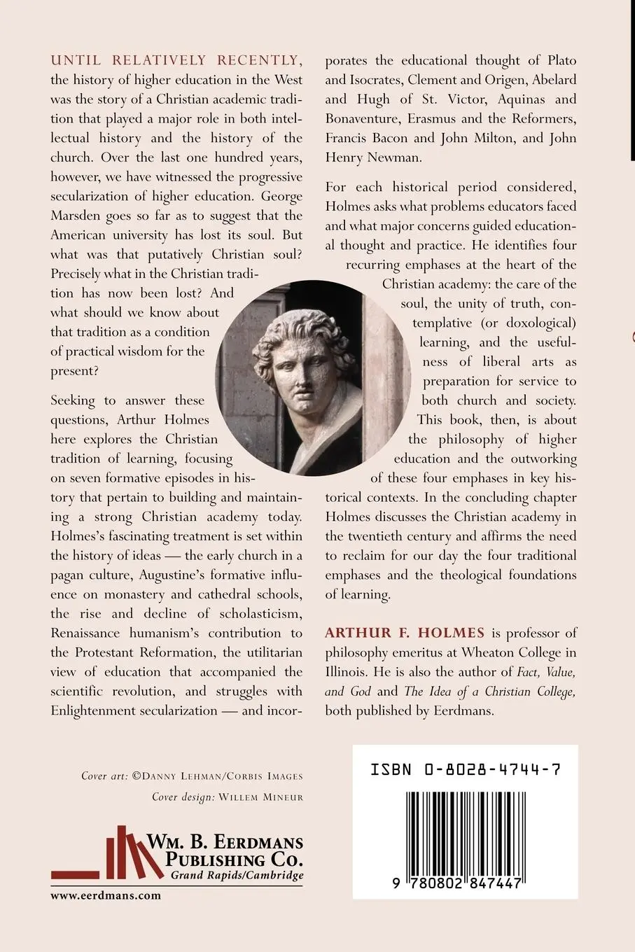 Rückseite: 9780802847447 | Building the Christian Academy | Arthur Frank Holmes | Taschenbuch