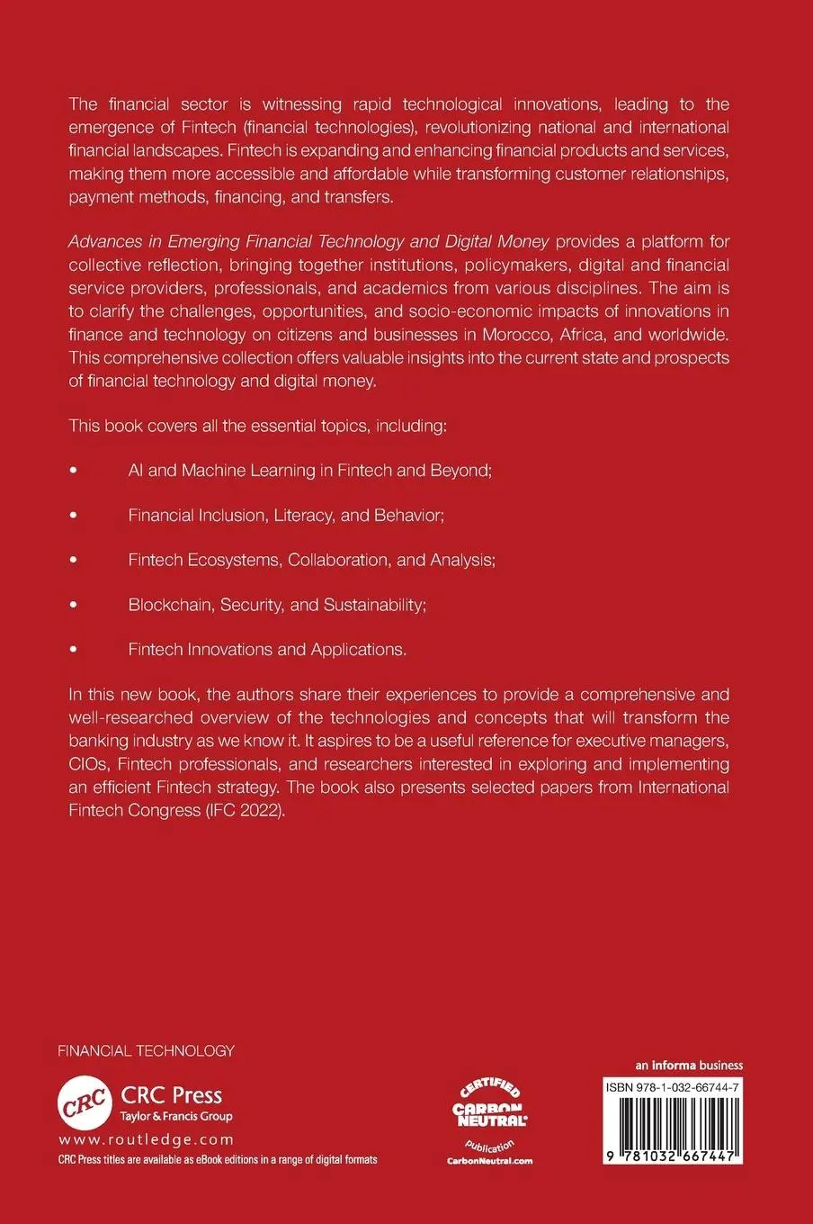 Rückseite: 9781032667447 | Advances in Emerging Financial Technology and Digital Money | Buch