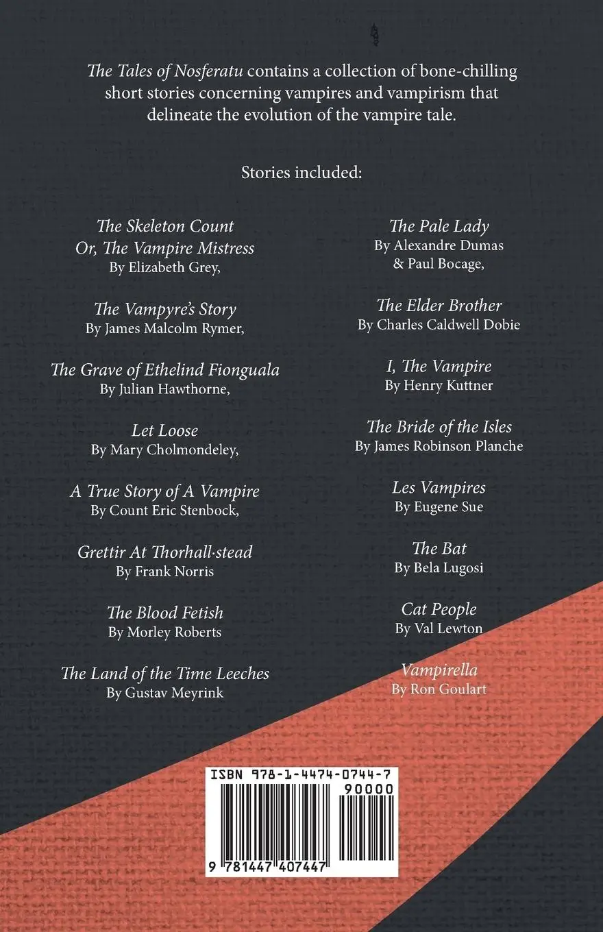 Rückseite: 9781447407447 | The Tales of Nosferatu - Short Stories showcasing the Evolution of...