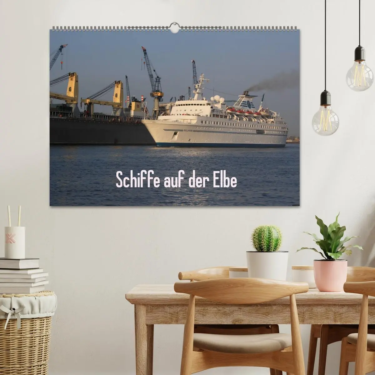 Bild: 9783516127447 | Schiffe auf der Elbe (Wandkalender 2026 DIN A2 quer), CALVENDO...
