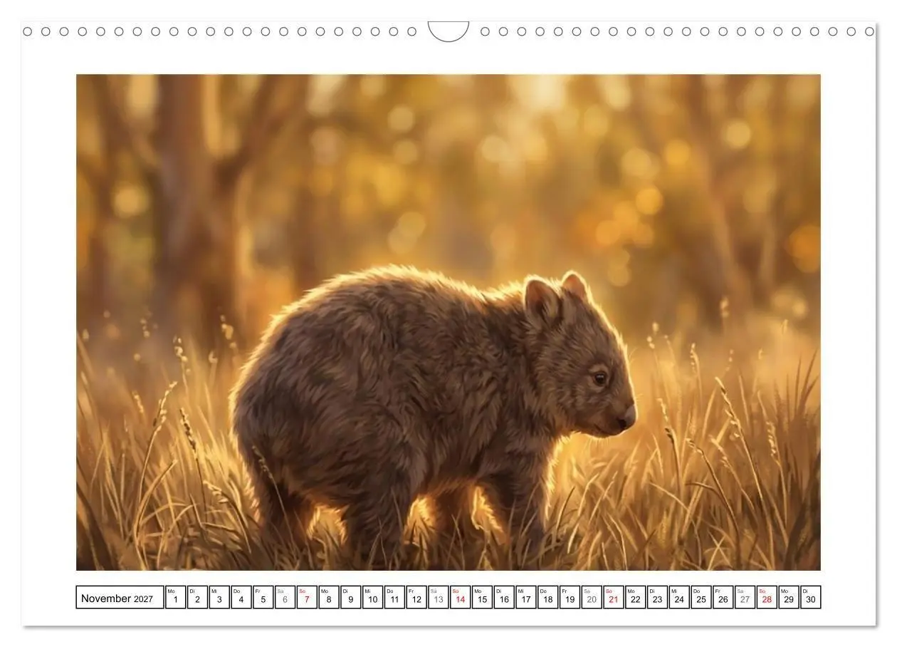 Bild: 9783516817447 | Wombats - Kurze Beine, großes Herz (Wandkalender 2027 DIN A3 quer),...